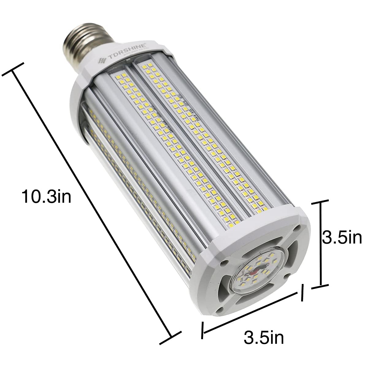 Nc Super Bright 60W Led Corn Light Bulb 450 Watt Equivalent 7500 Lumens E39 Large Mogul Base Large Area 5000K Daylight White Out