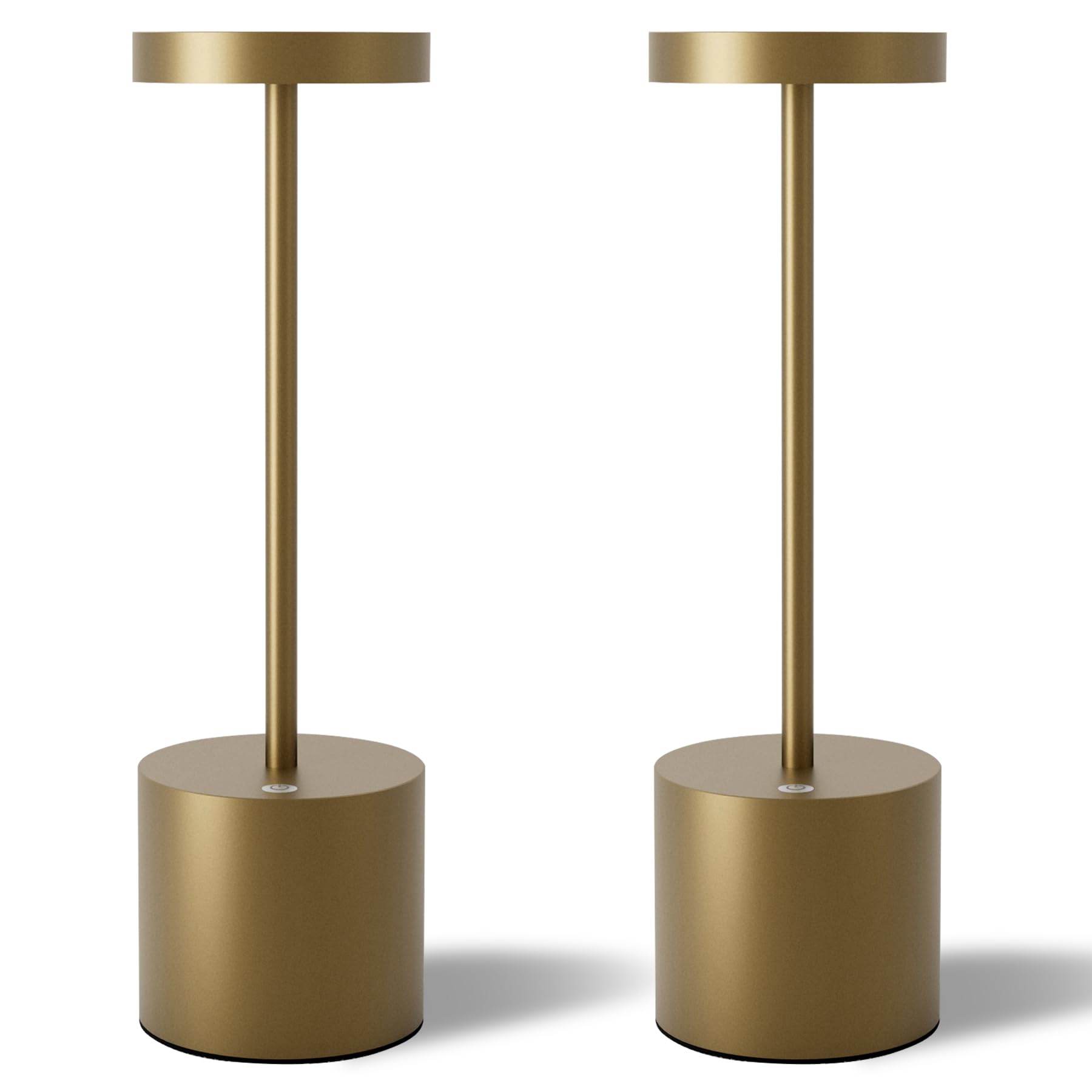 Tbbga Cordless Table Lamps Set Of 2 - 5000Mah Rechargeable, 3 Color Dimming, Bronze, Portable For Indoor/Outdoor Use, Model Q001Ti-2