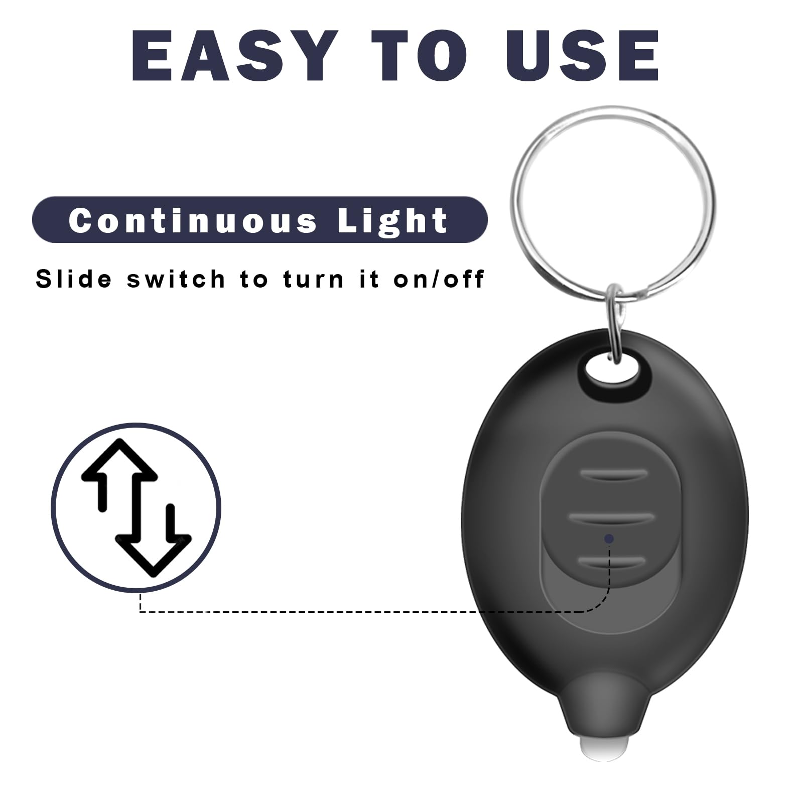 Daemson Mini Led Keychain Flashlights Ultra Bright And Compact Portable Keychain Flashlight, Small Emergency Flashlight For Outd