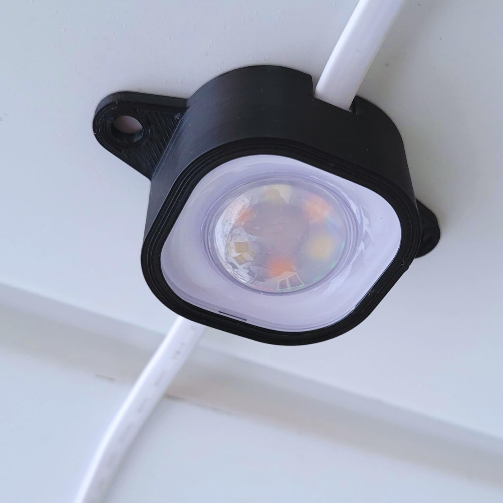 Generic Mounting Bracket Clip for Govee PRO LED Lights H706, Black, 10-Pack
