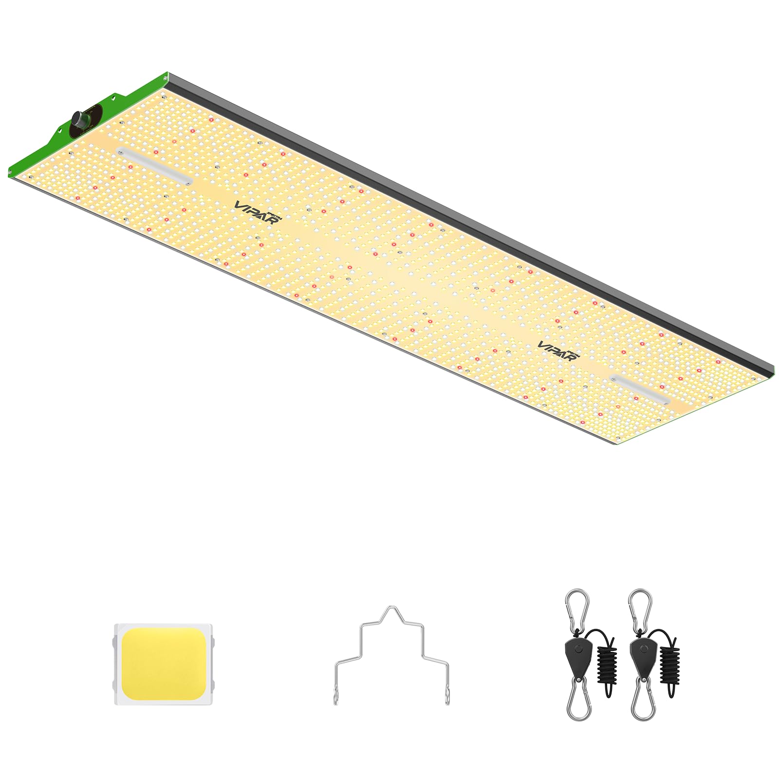 VIPARSPECTRA P4000 LED Grow Light - Dimmable Full Spectrum Lamp for Indoor Plants, 39.4"x11", Green, Ideal for Seedlings & Veg/Bloom