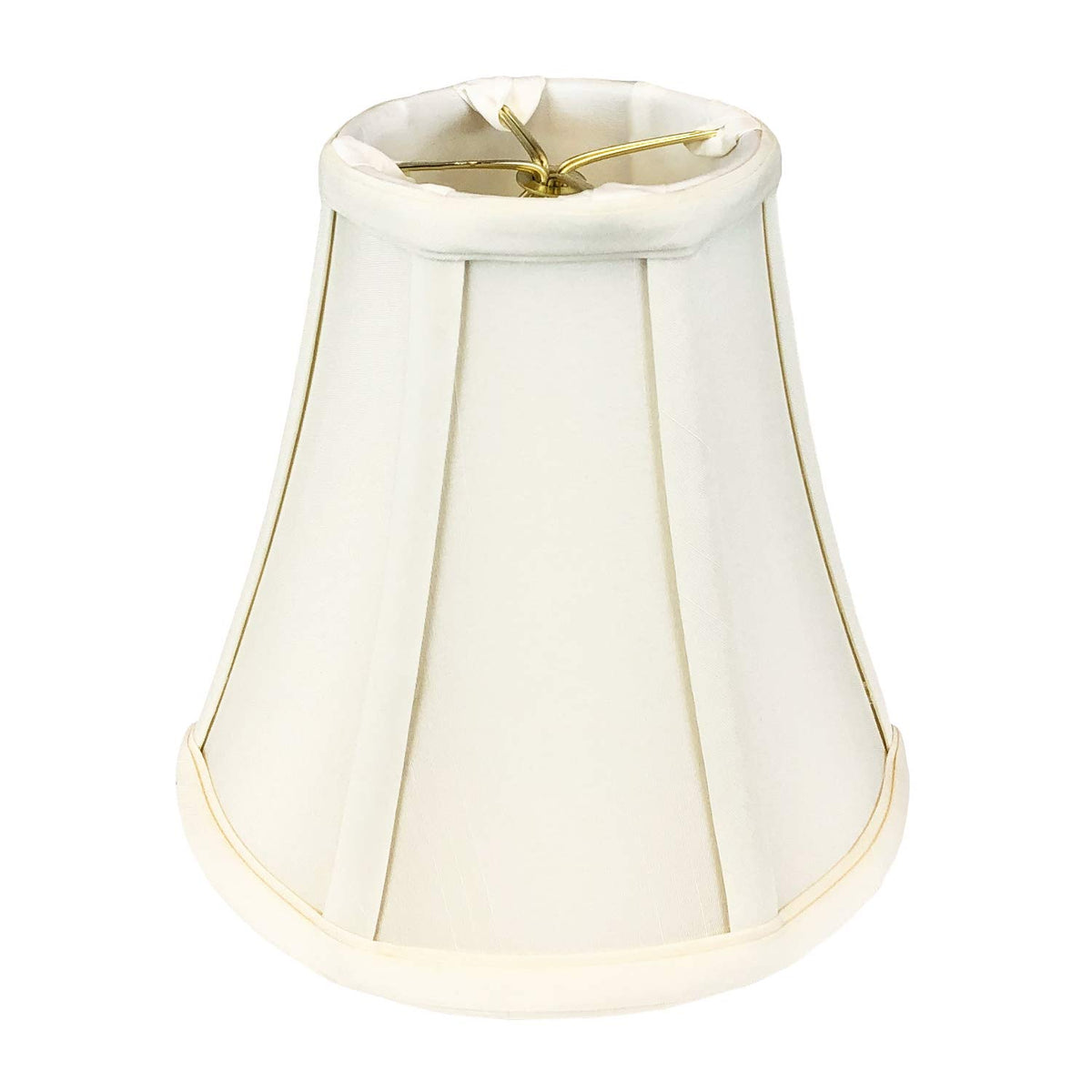 Royal Designs True Bell Lamp Shade with Round Clip, Eggshell, 4&quot;&quot; x 8&quot;&quot; x 7.25&quot;&quot;&quot; (BS-704RC-8EG)