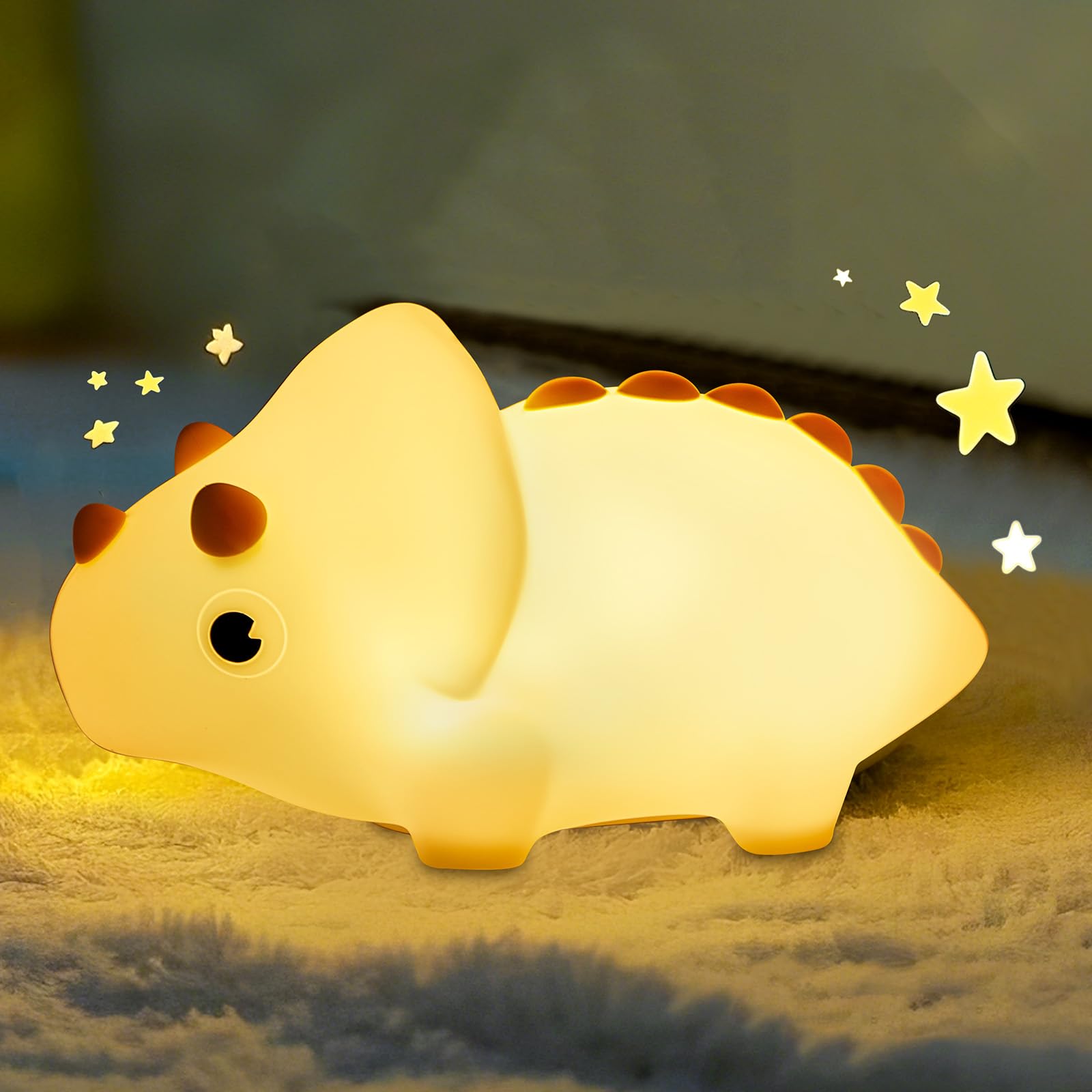 yeklike Kids Night Light, Cute Silicone Eagle, Adjustable 3 Levels of Brightness, Suitable for Crib, Toddler Bed, Girls and Boys