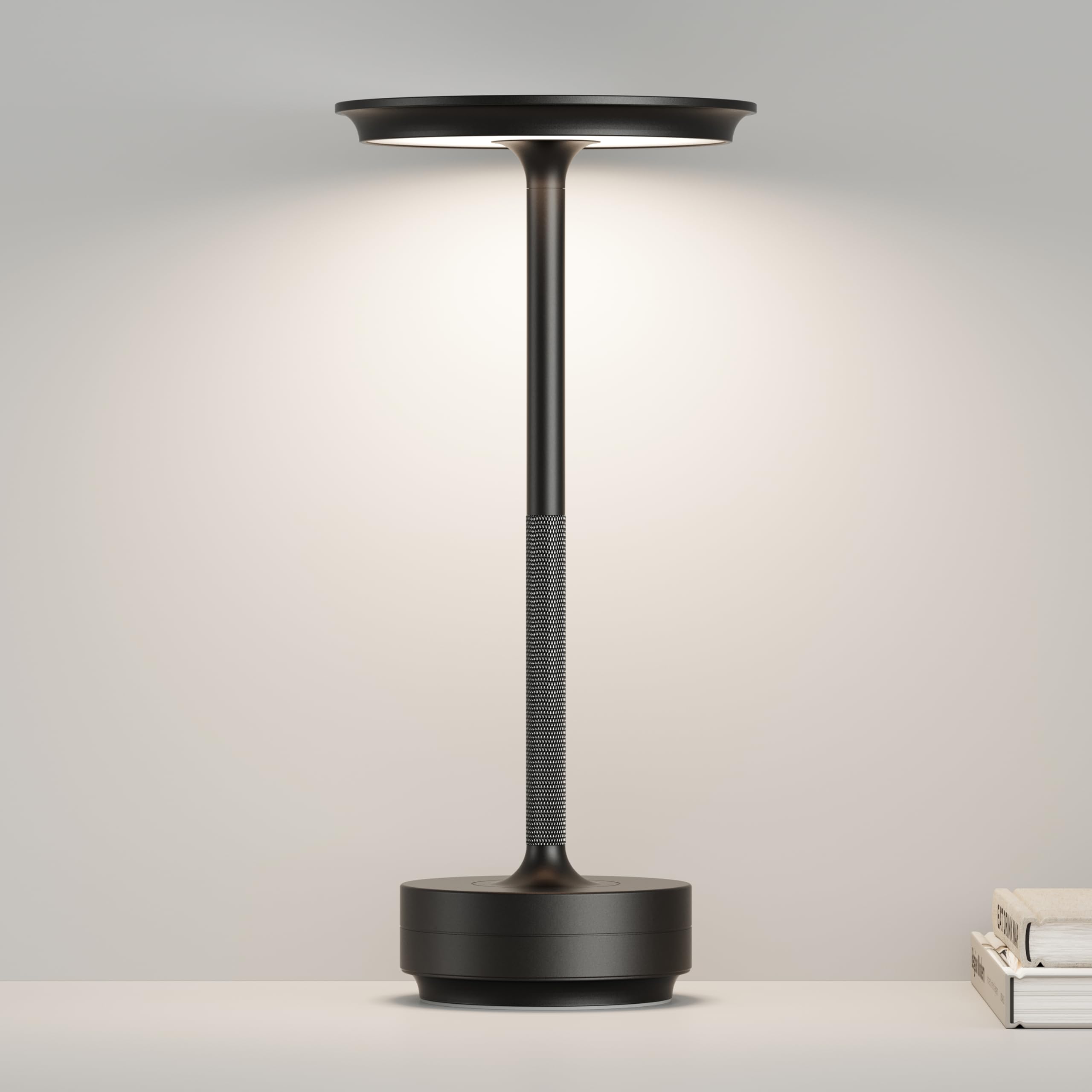 Ztflos Rechargeable Cordless Table Lamps, Portable 5000Mah Battery Table Light, 3 Color Stepless Dimming Led Table Light,Suitabl