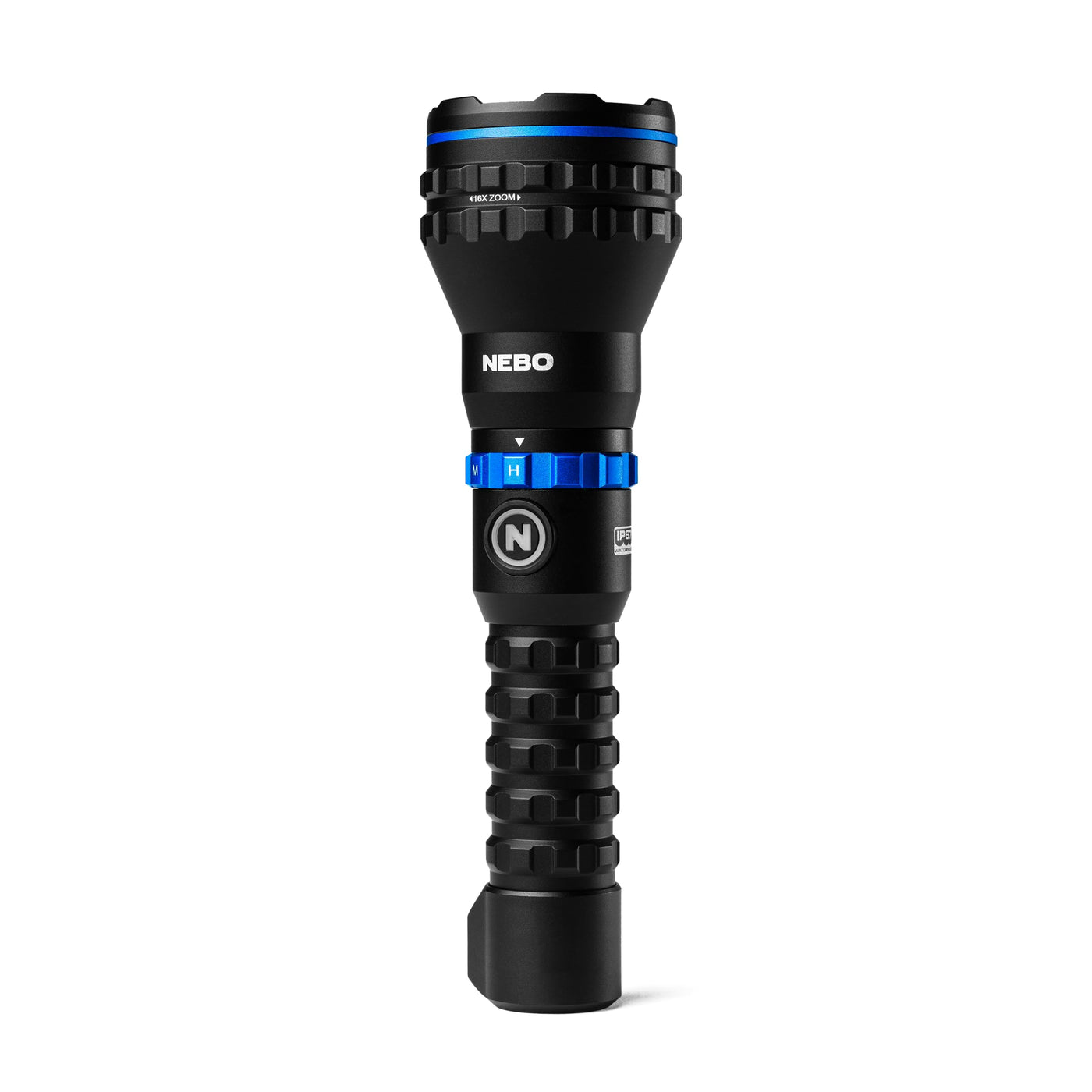 nebo 1400 lumen water proof flashlight NEBO MZ60 Luxtreme Blueline Rechargeable Flashlight