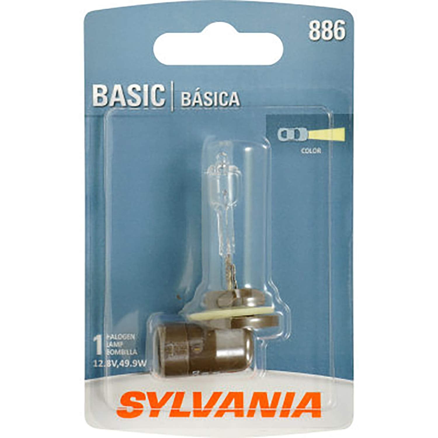 SYLVANIA 886 Halogen Light Bulb for Fog/Headlight Applications - 1 Count