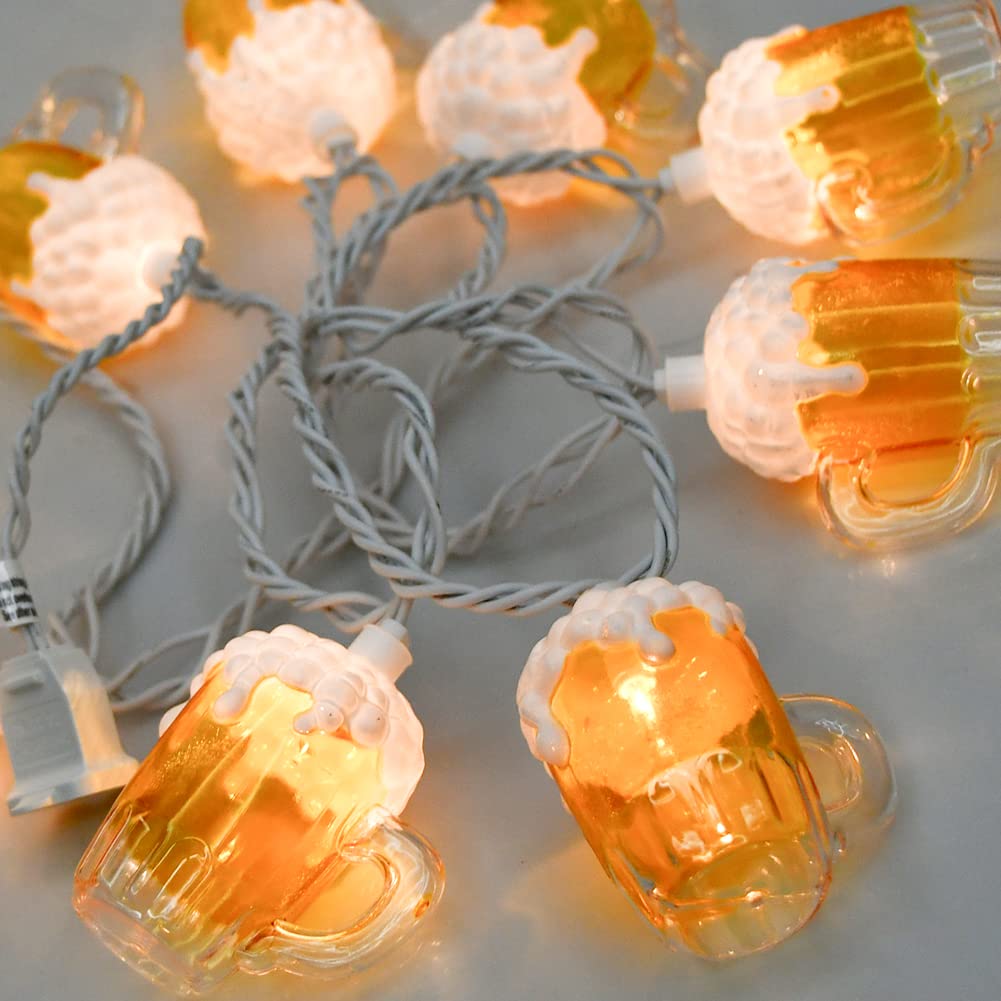 Pallerina St. Patrick'S Day String Lights, 8.5Ft Green Clover Decor With 10 Shamrock Lights