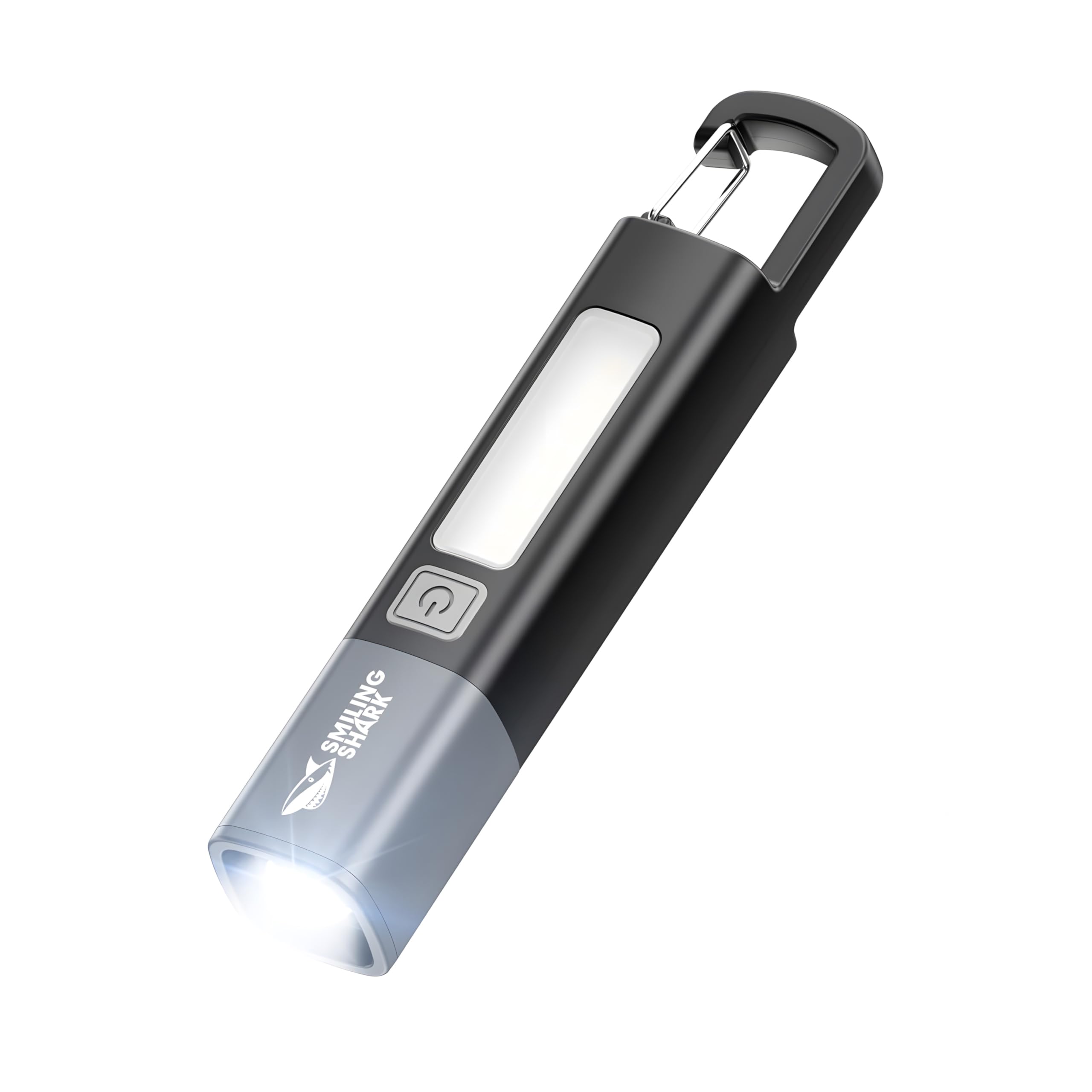 DuBom Portable Torch LED Work Light, 1200mAh, Zoomable, Waterproof, Mini-Rechargeable, Black, Model DuBom S-Shark 001