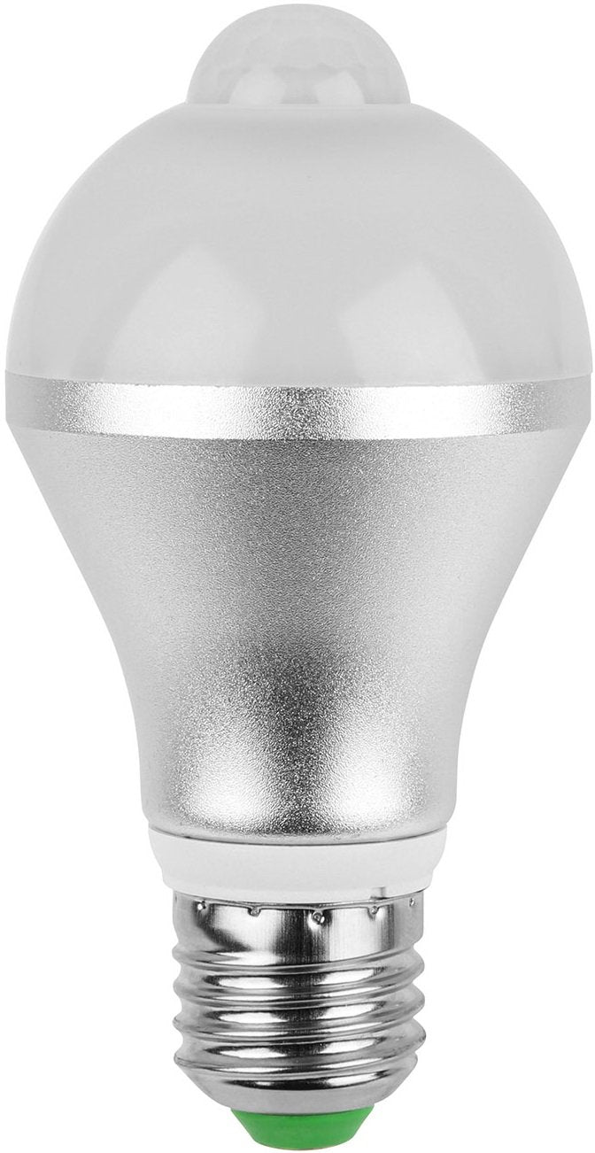 Gpct 9W Infrared Motion Sensor Led Bulb - Auto On/Off, Dusk To Dawn, Indoor/Outdoor Use