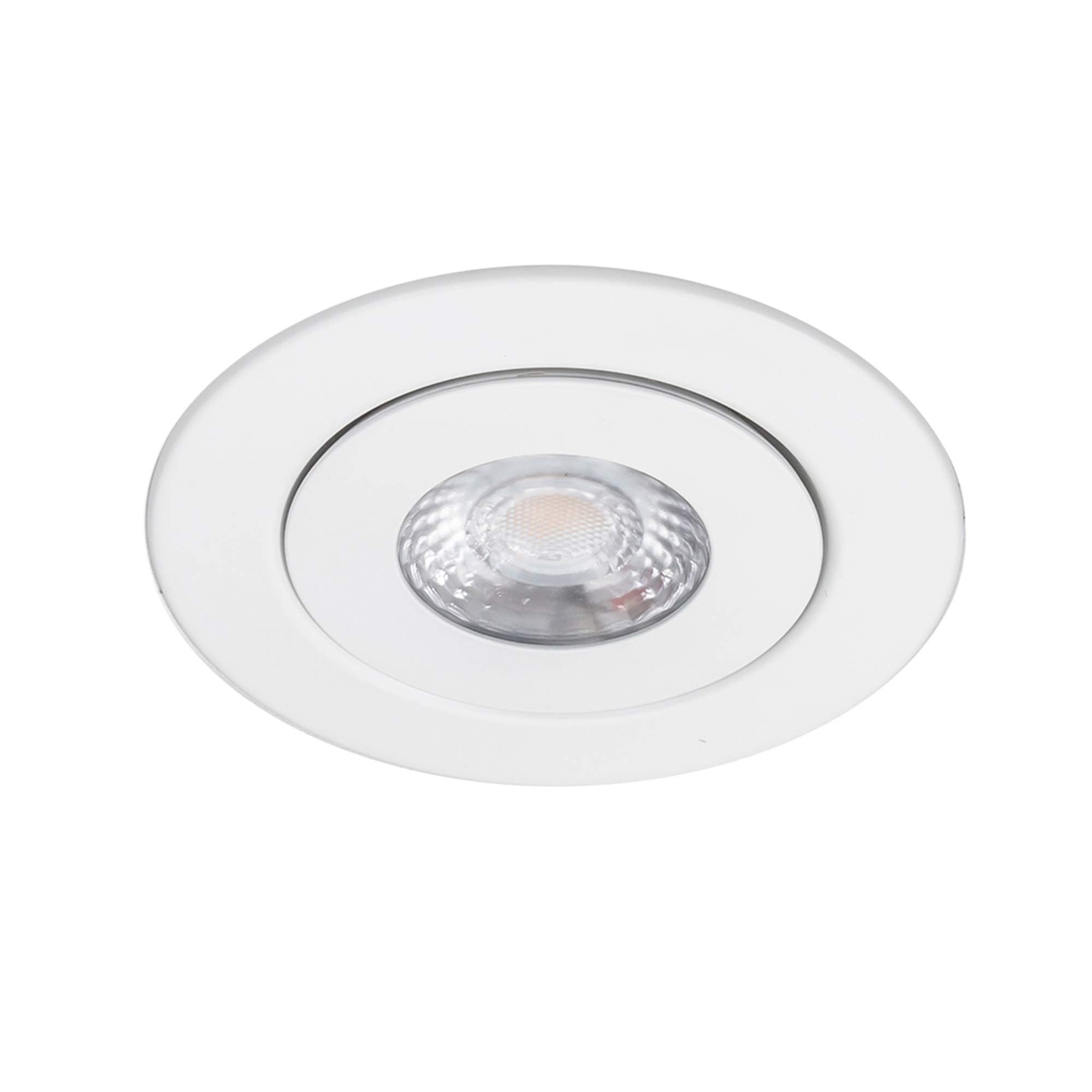 Wac Lighting, Lotos 6In Led Round Adjustable 5-Cct Selectable 2700K-3000K-3500K-4000K-5000K Recessed Kit In White