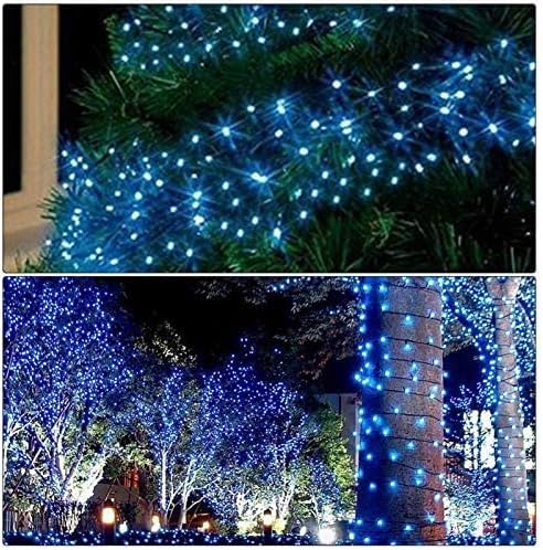 Illuminew 108Ft 300 Led String Lights, Blue Twinkle Fairy Lights For Indoor & Outdoor Decor