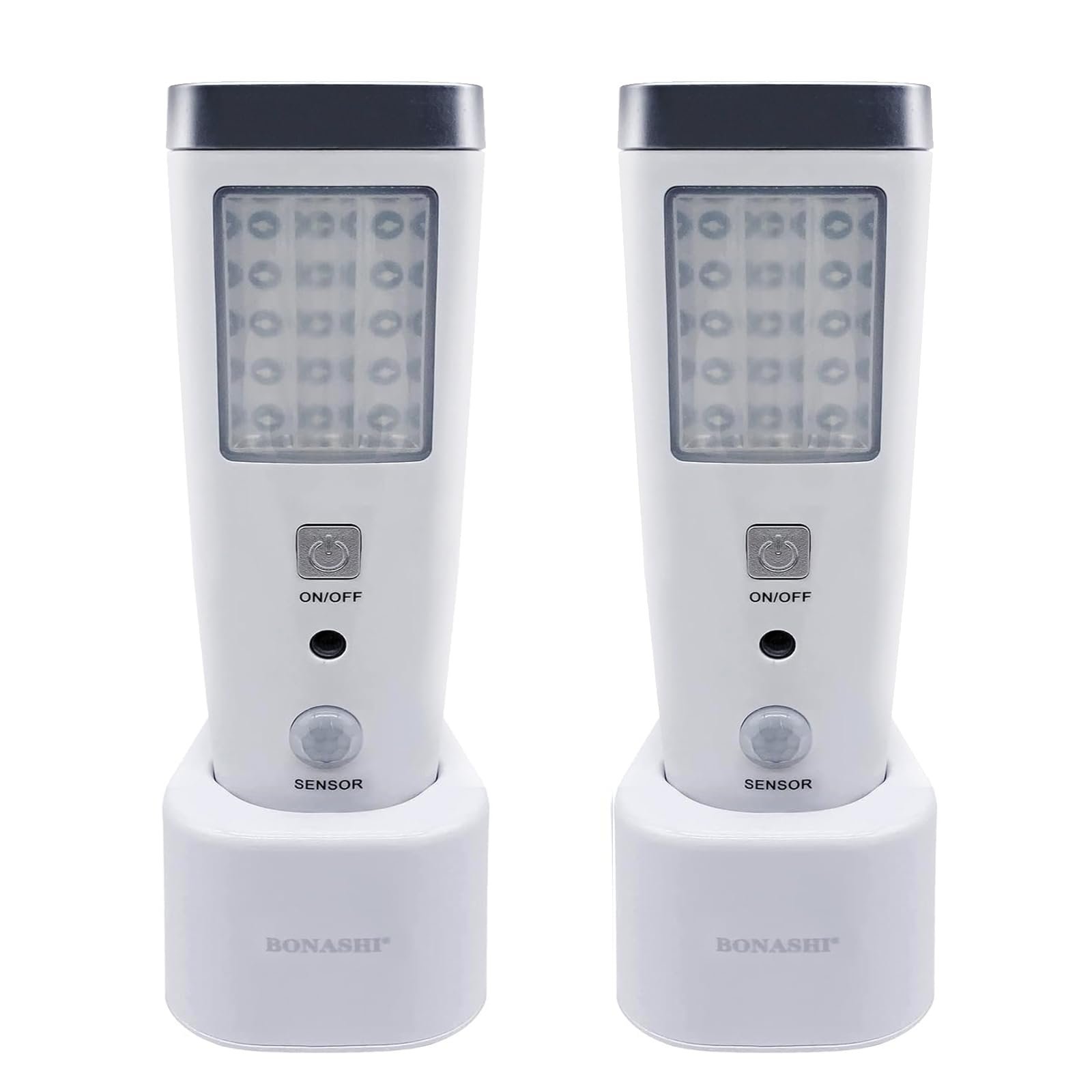 4-In-1 Motion Sensor Wall Night Light, Power Failure Led Light, Emergency Flashlights, Rechargeable Torch, Plug In Power Outage