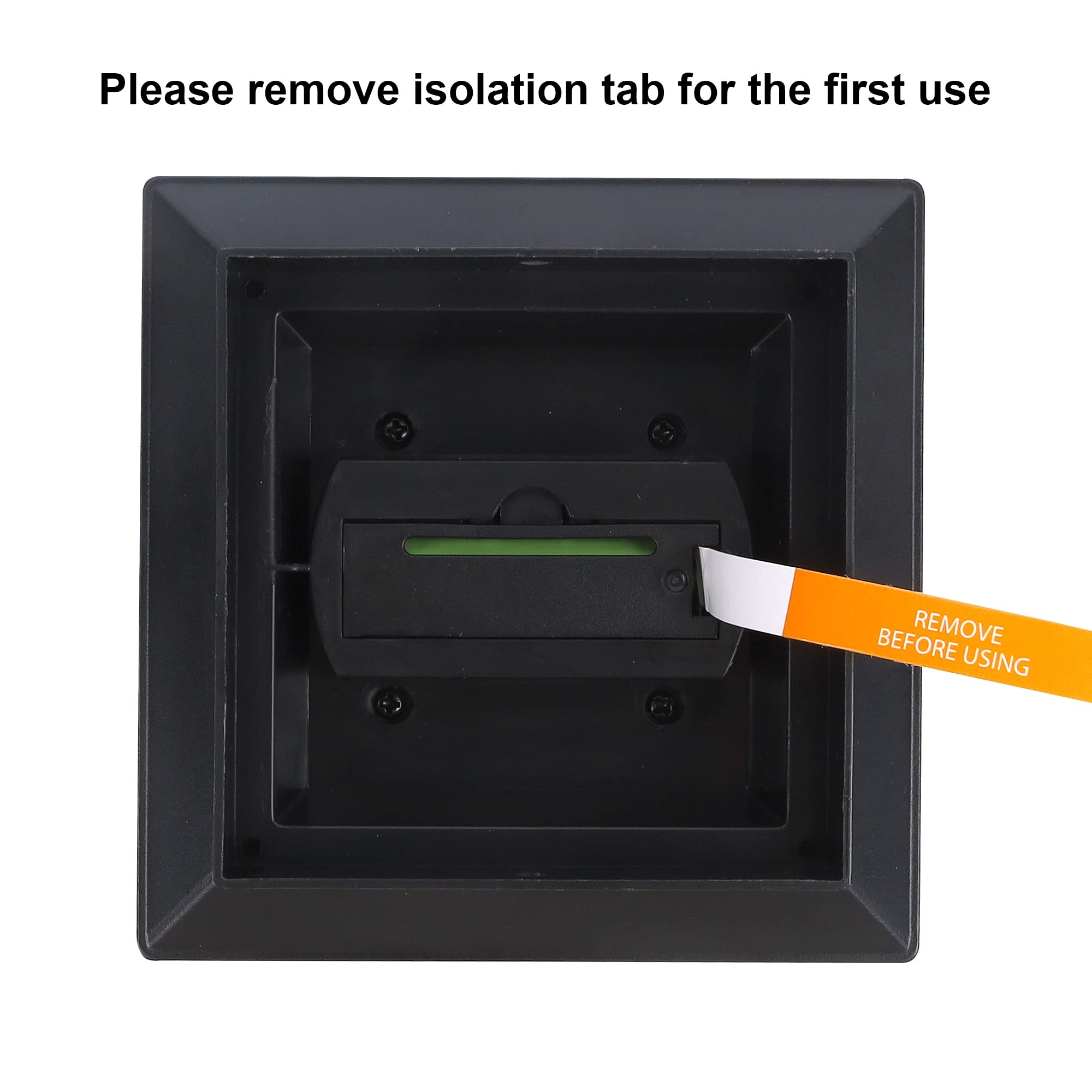 Dynaming 12 Pack Solar Post Lights, Outdoor Solar Powered Decorative Post Cap Light, Black Shell & Brightness Warm White Led Lig