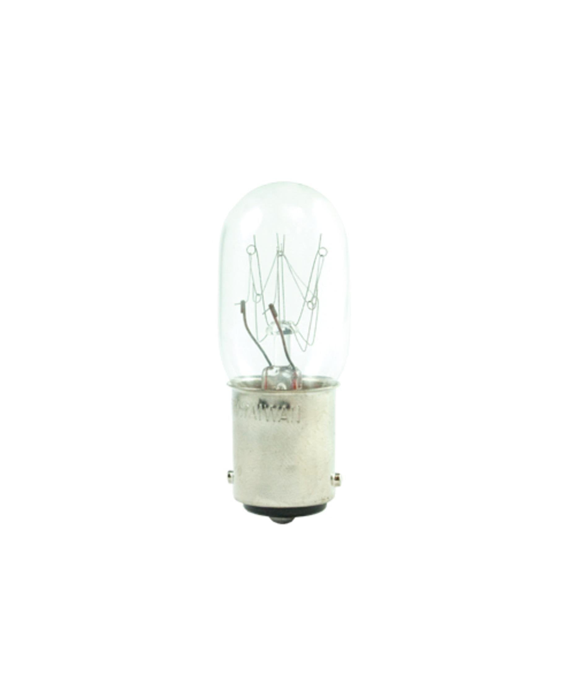 Bulbrite 25W T7 Incandescent Bulb, Clear, Double Contact Bayonet Base, Model 706114