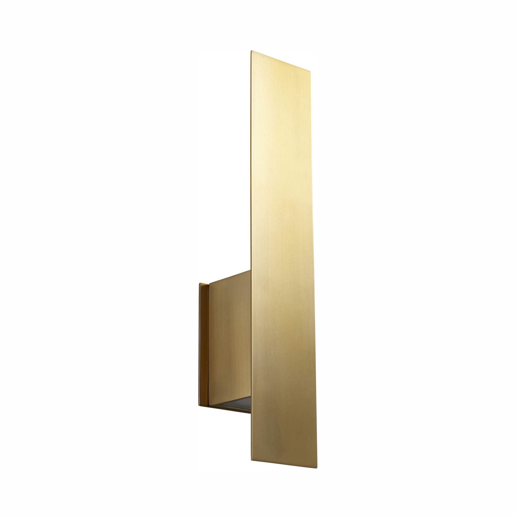 Oxygen Lighting 3-504-40 Reflex Sconces, Aged Brass