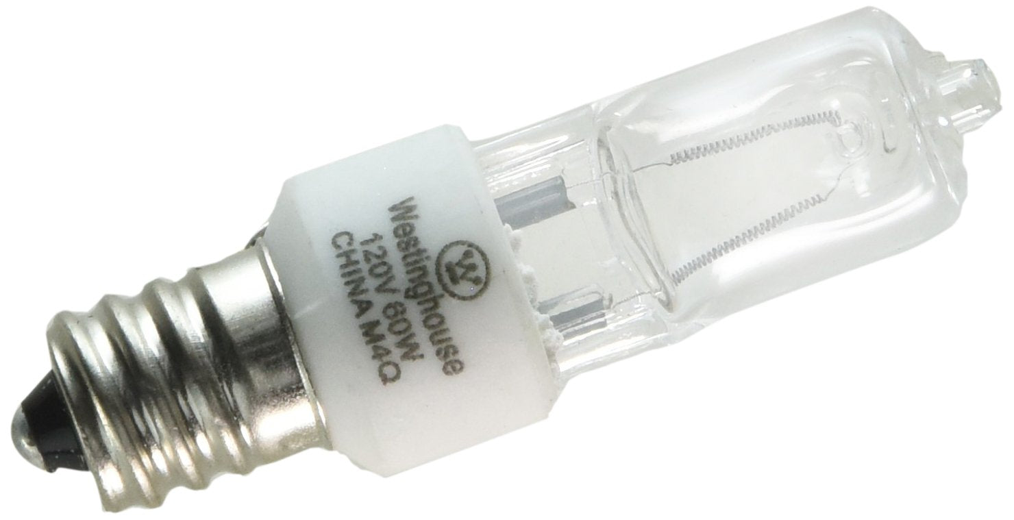 Westinghouse 60W T3 Incandescent Xenon Krypton Bulb, E12 Candelabra Base, Clear, 1