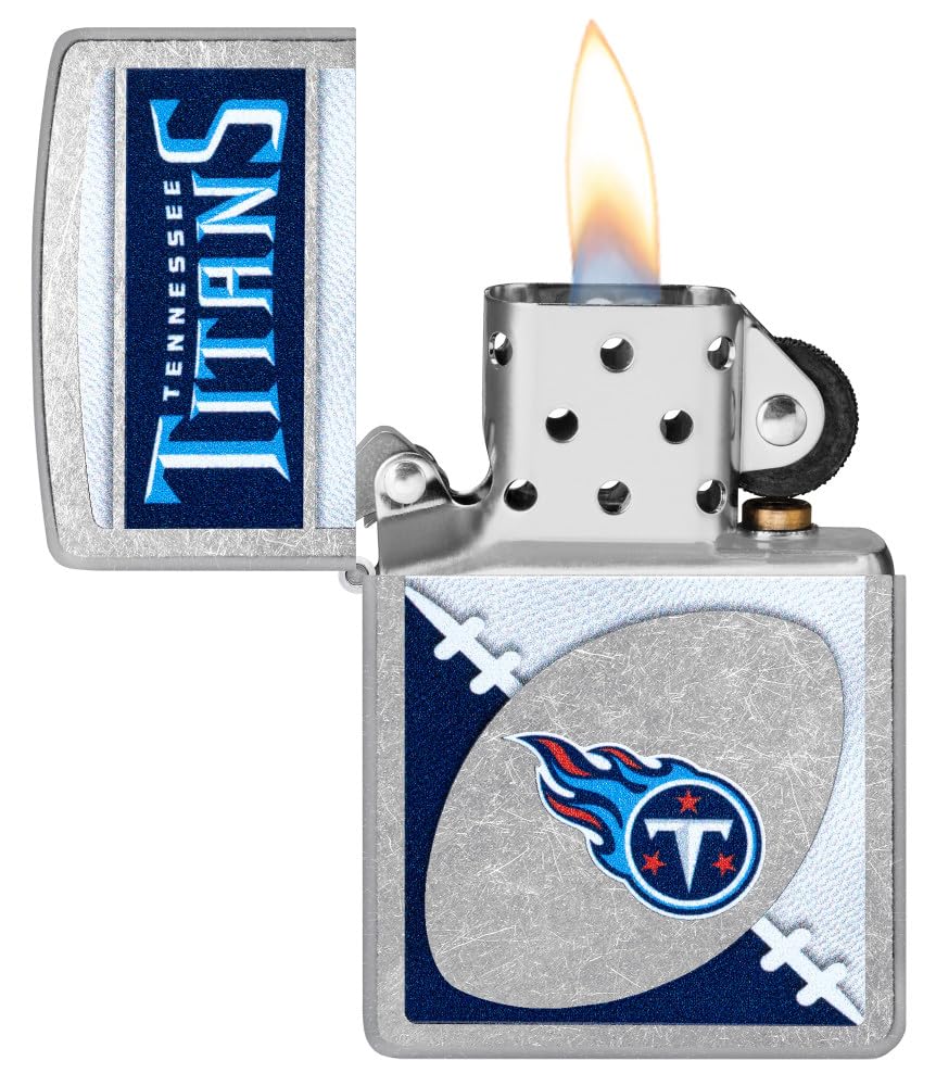 Zippo Nfl Tennessee Titans Street Chrome Pocket Lighter