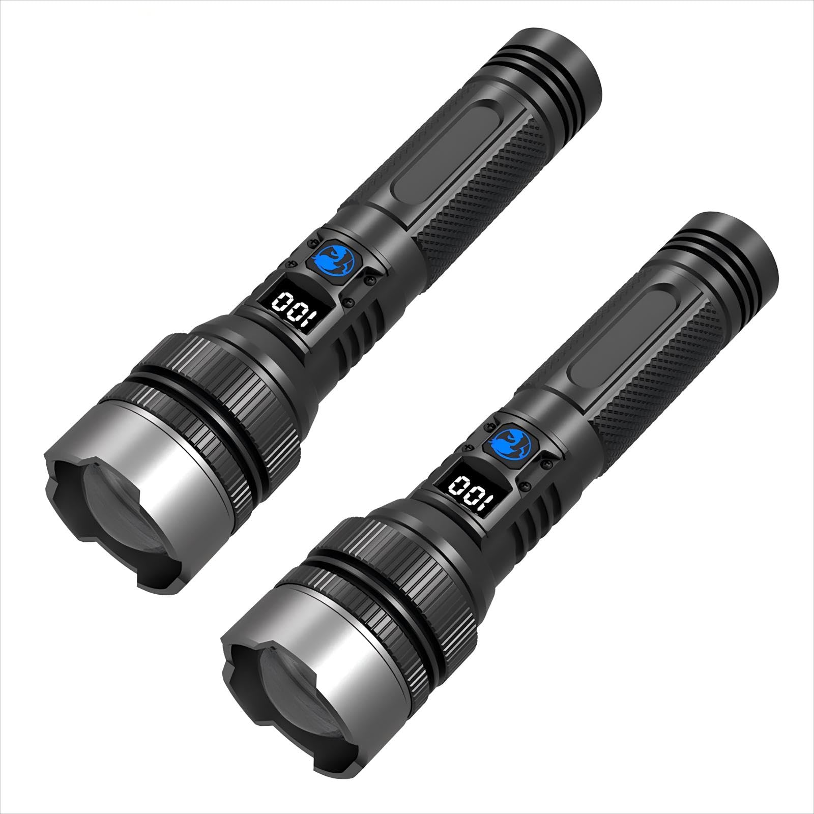 JMNGSHU Juyafio Powerful Flashlight High Lumens,USB Rechargeable Waterproof,Super Bright XHP70.2 Handheld Flashlight,Zoomable To