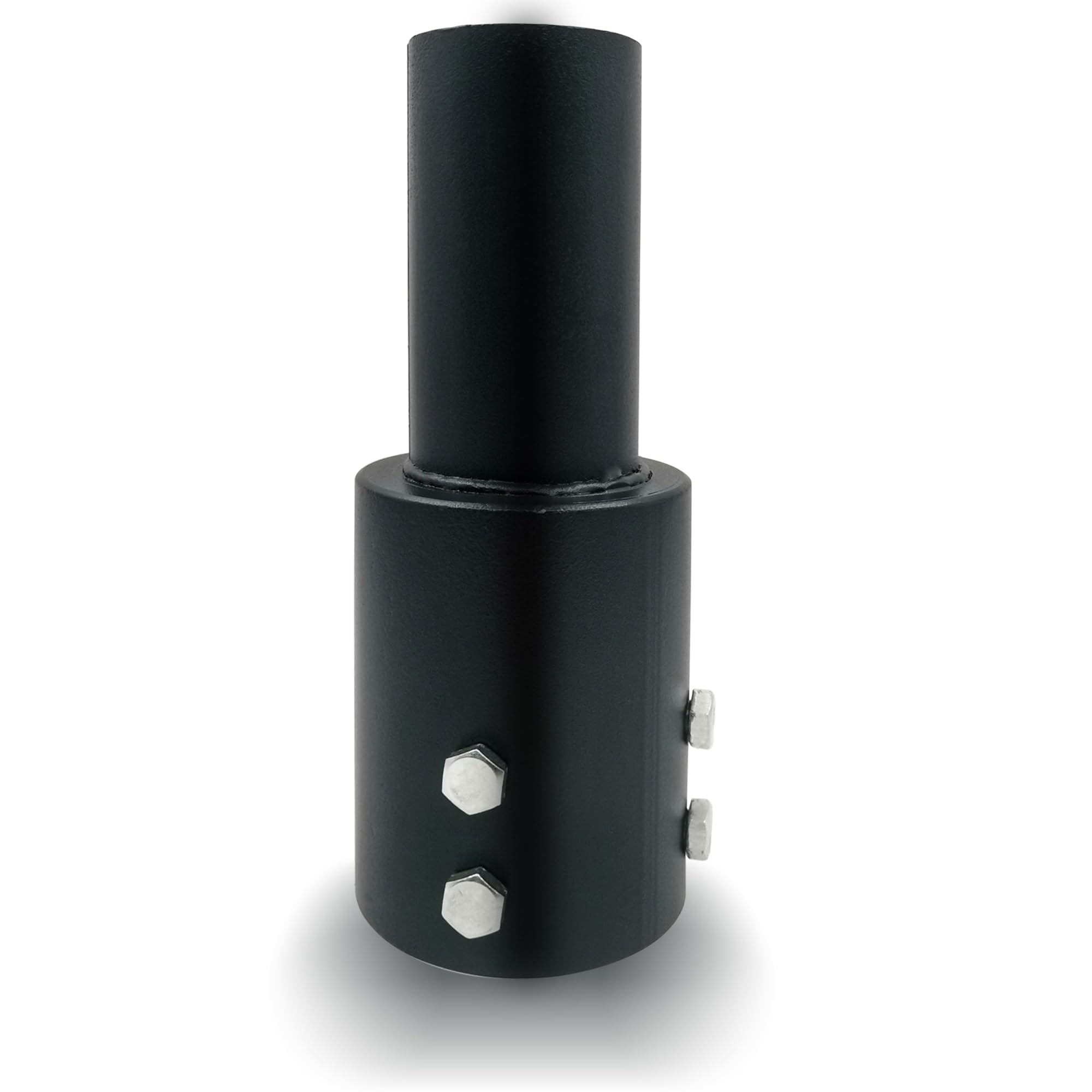 Tenon Slip Fitter Adapter for 3 inch Round Pole,Heavy Duty 2 3/8 Round Adapter for Led Parking Lot Light,Metal Outdoor Mounting 