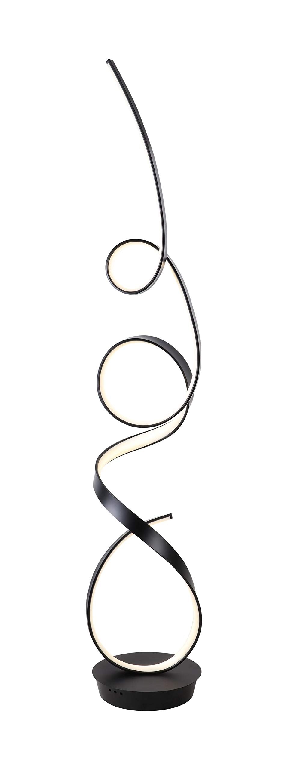 Artiva USA LED998368FB Mozart 68W Unique Modern Design LED Floor Lamp  Matt Black  11X11X63 H