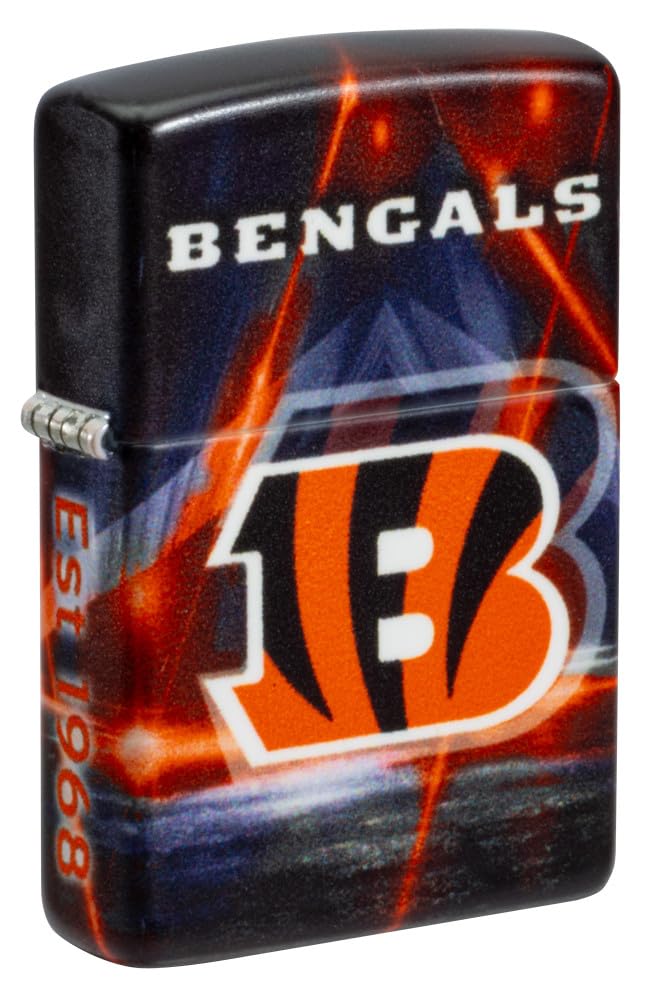 Zippo Nfl Cincinnati Bengals 540 Matte Pocket Lighter