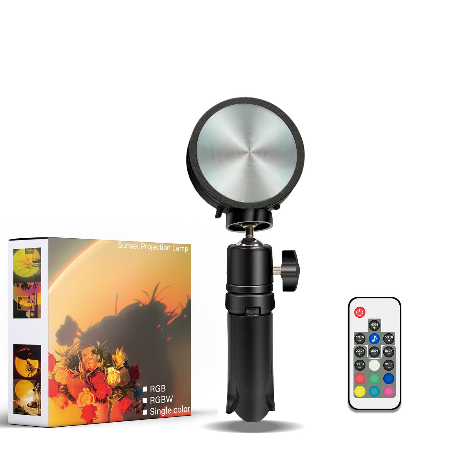 Easeking Led Sunset Lamp Projector Multicolor Changing With Usb Port Sunset Light 180?Otation For Room Decor Sunset Lamp For Bedroom Photography Party Tiktok Live Gift For Halloween  Christmas