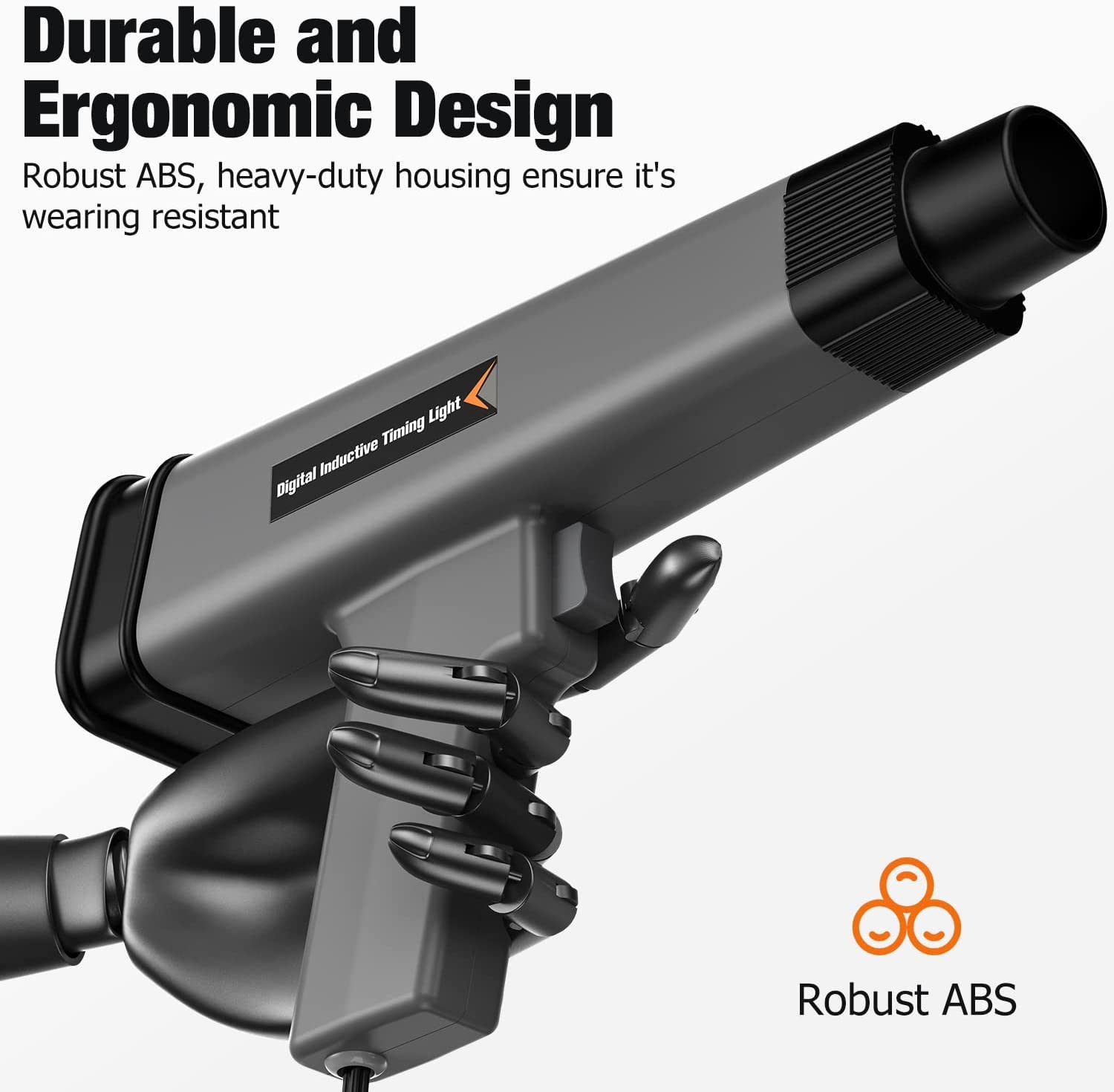 Kzyee Kt60 Engine Timing Light With Tachometer, Timing Light Automotive 12V For 2&4 Stroke Petrol Engine For Old Classical Cars, Motorcycles, Marine, Agricultural Machinery