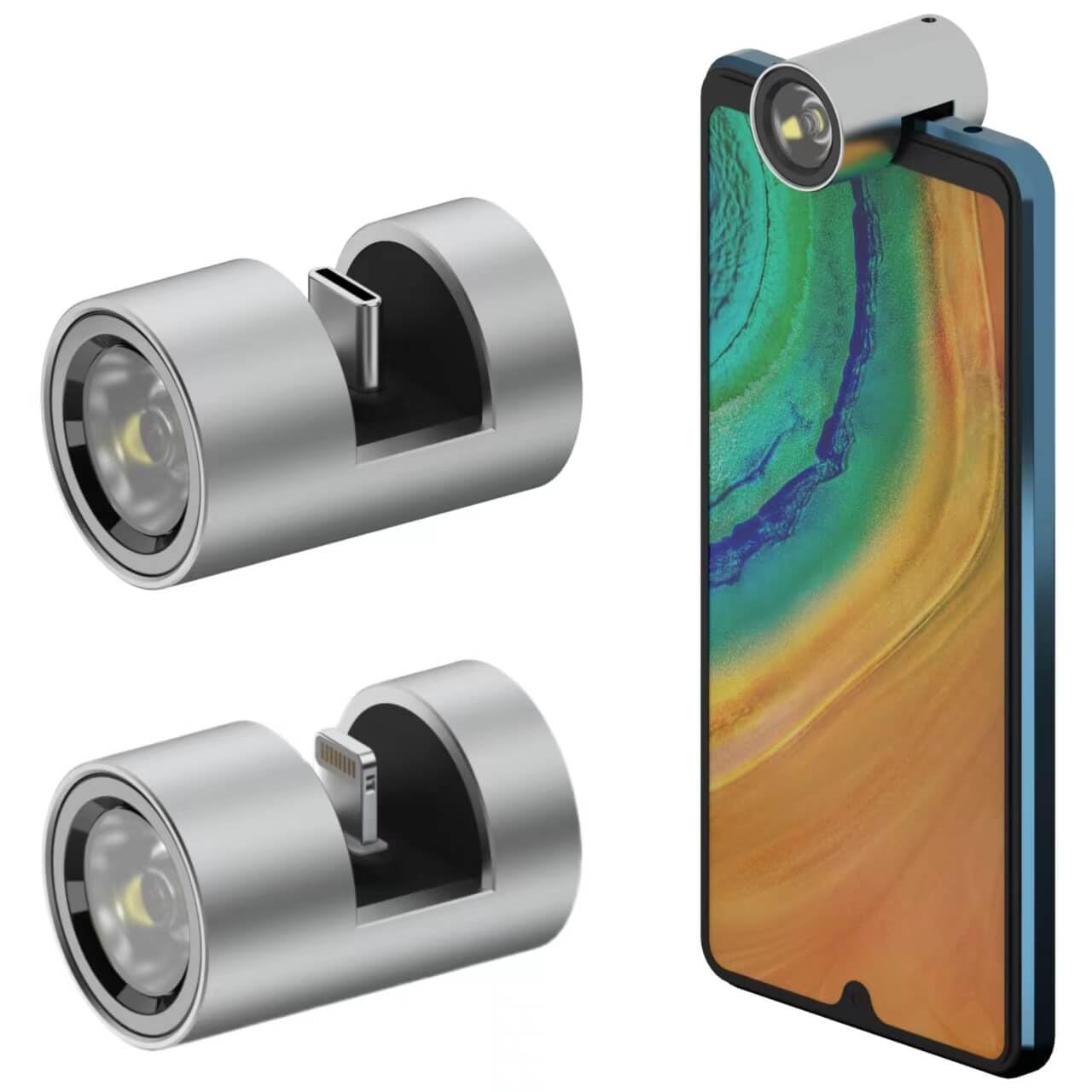 Mini Flashlight Keychain,Led Lights for Phone,280 lumens EDC Portable LED Lights,USB c Flashlight,Phone Light for Pictures,Suita