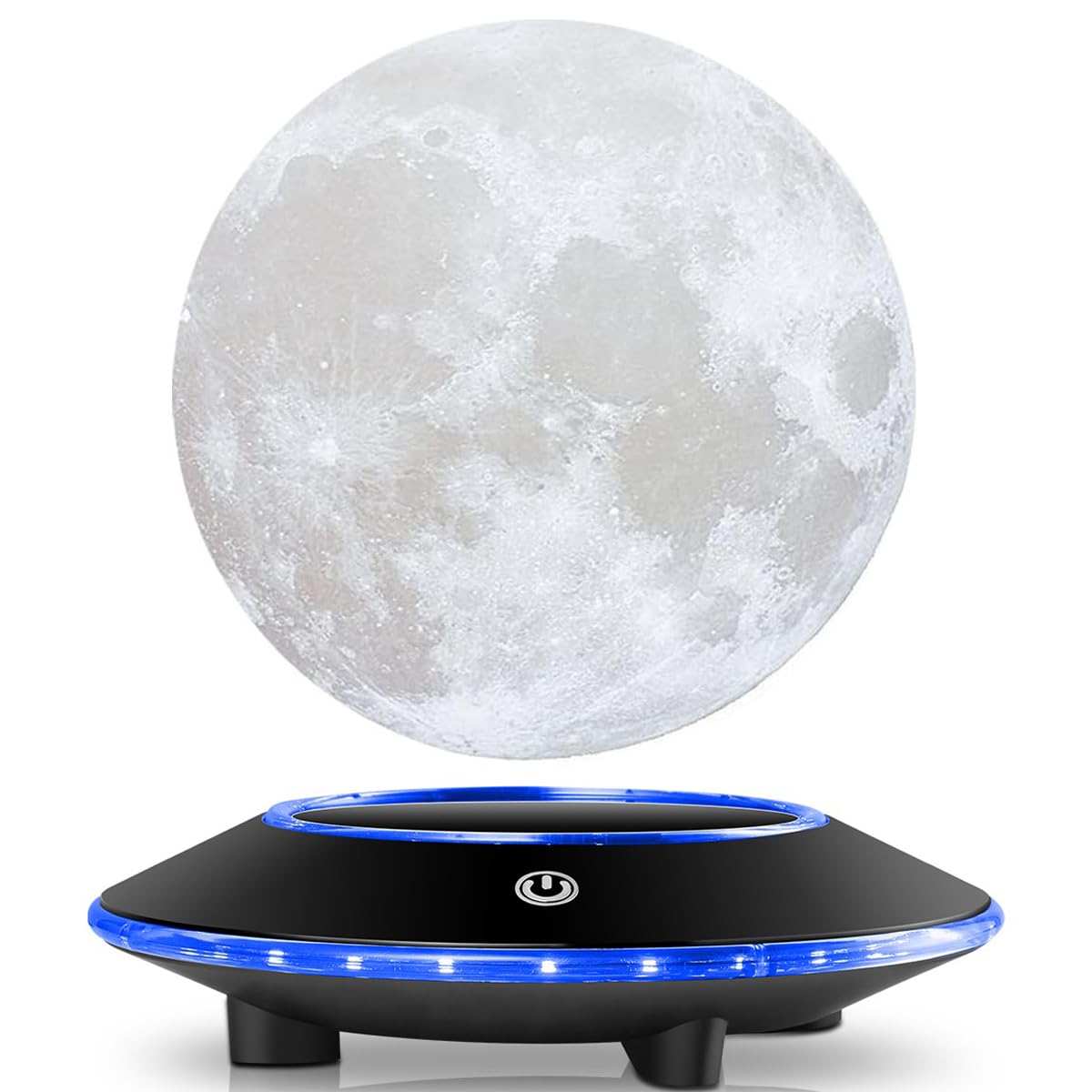 VGAzer Levitating Moon Lamp,Floating and Spinning in Air Freely 16 Colors with Gradually Changing LED Lights for Home,Office Dec