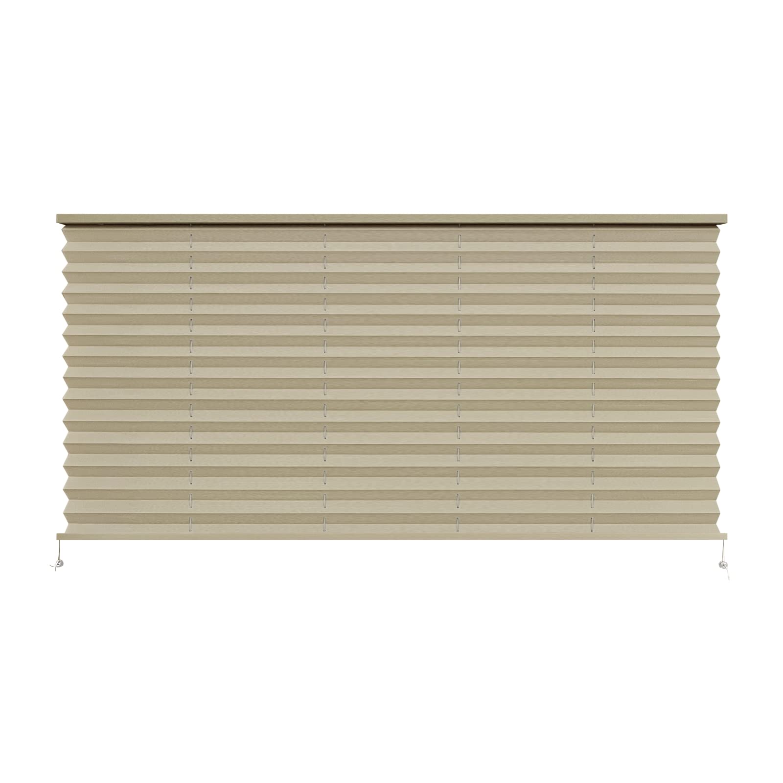 Dulepax Rv Blinds,Rv Pleated Shades,Rv Blinds Pleated Shades, 50'' W X 24'' L Cappuccino Rv Window Shades,Camper Blinds,Rv Windo