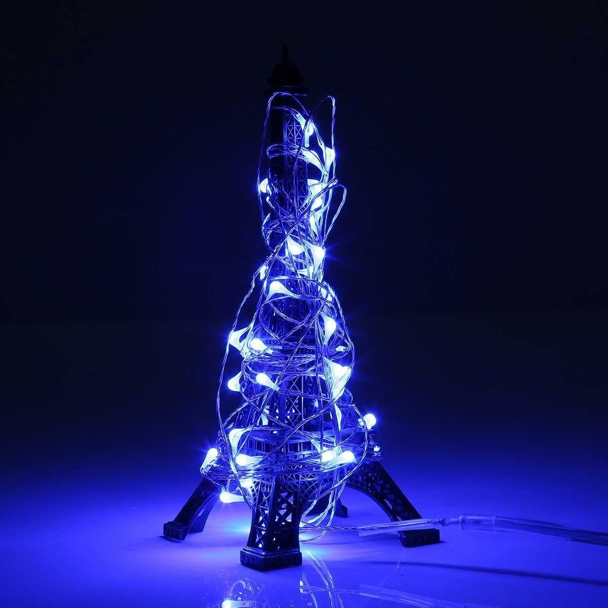 Ehome Fairy Lights, Usb Operated Fairy Light Plug In 66Ft 200 Led Waterproof String Lights Copper Wire Decorative String Light For Bedroom Indoor Christmas Wedding Party Patio Window (Blue)