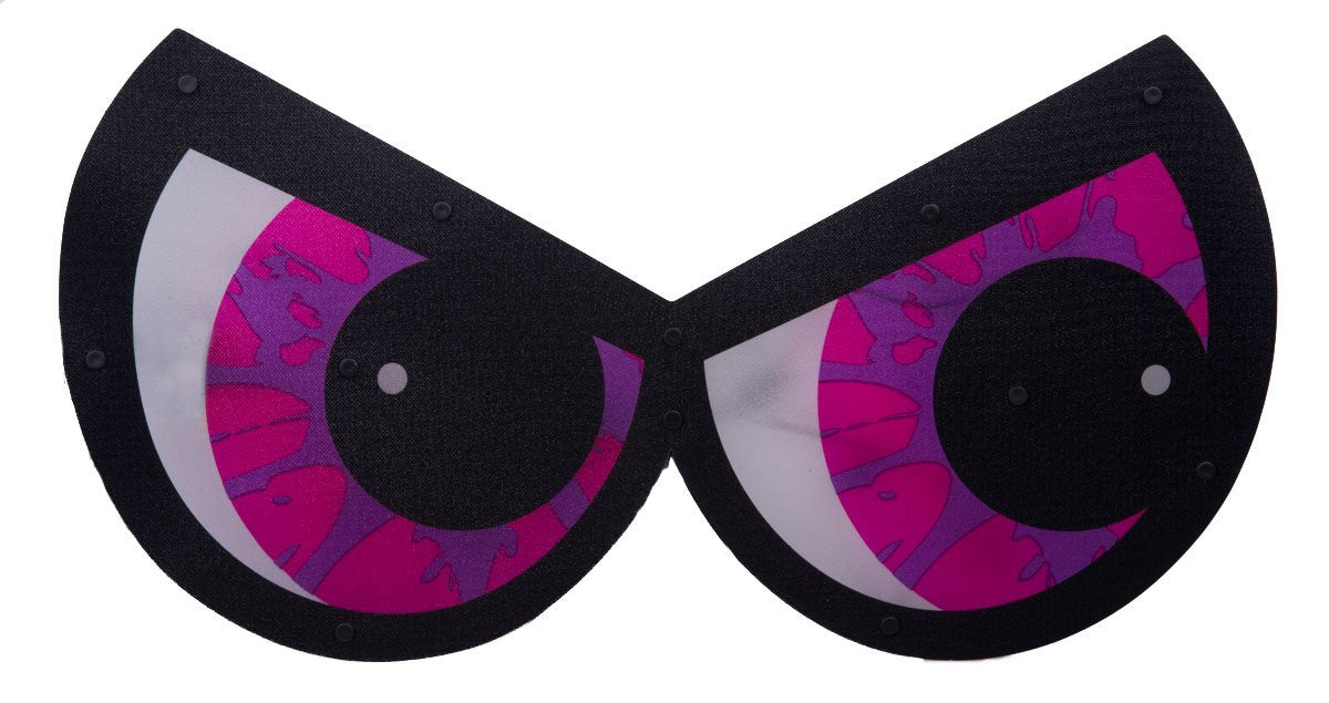 Halloween Spooky Eyes Suction Window Decoration - Purple