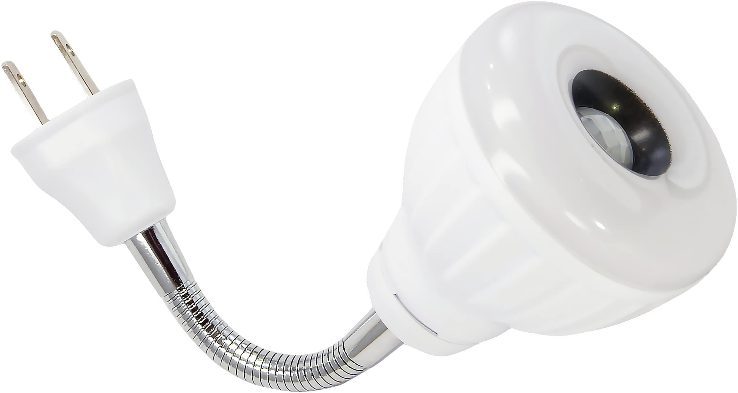 Maxfagell Led Motion-Activated Sensor Dusk To Dawn Pir Night Light Plug-In Wall Ac Outlet Directional Flexible Indoor Stair Clos