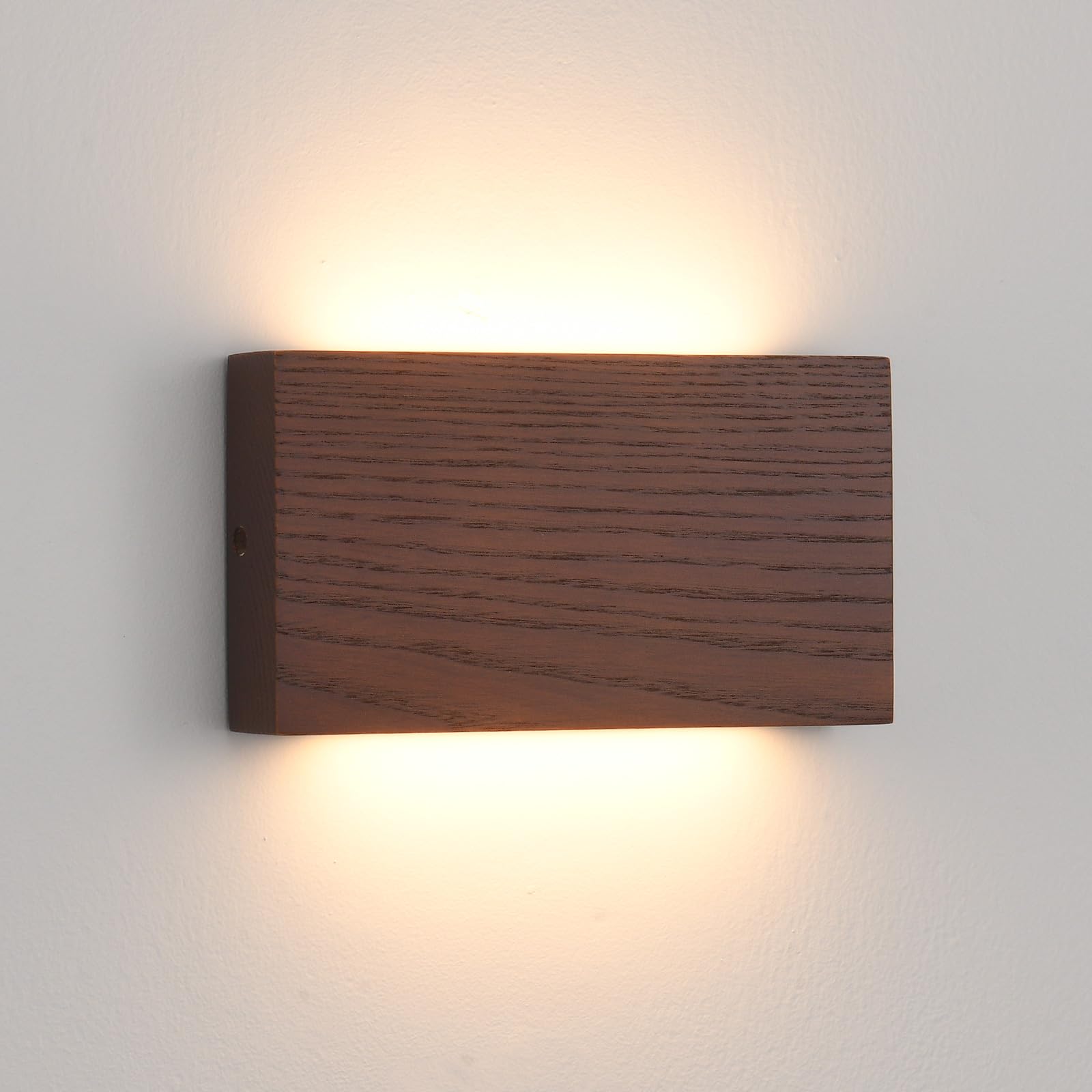 QJCMUUYI Wood Linear LED Wall Sconce, Dimmable Wall Light, Wood Long Wall Lamp Hallway wall Lights fixtures wall Mounted Lights,