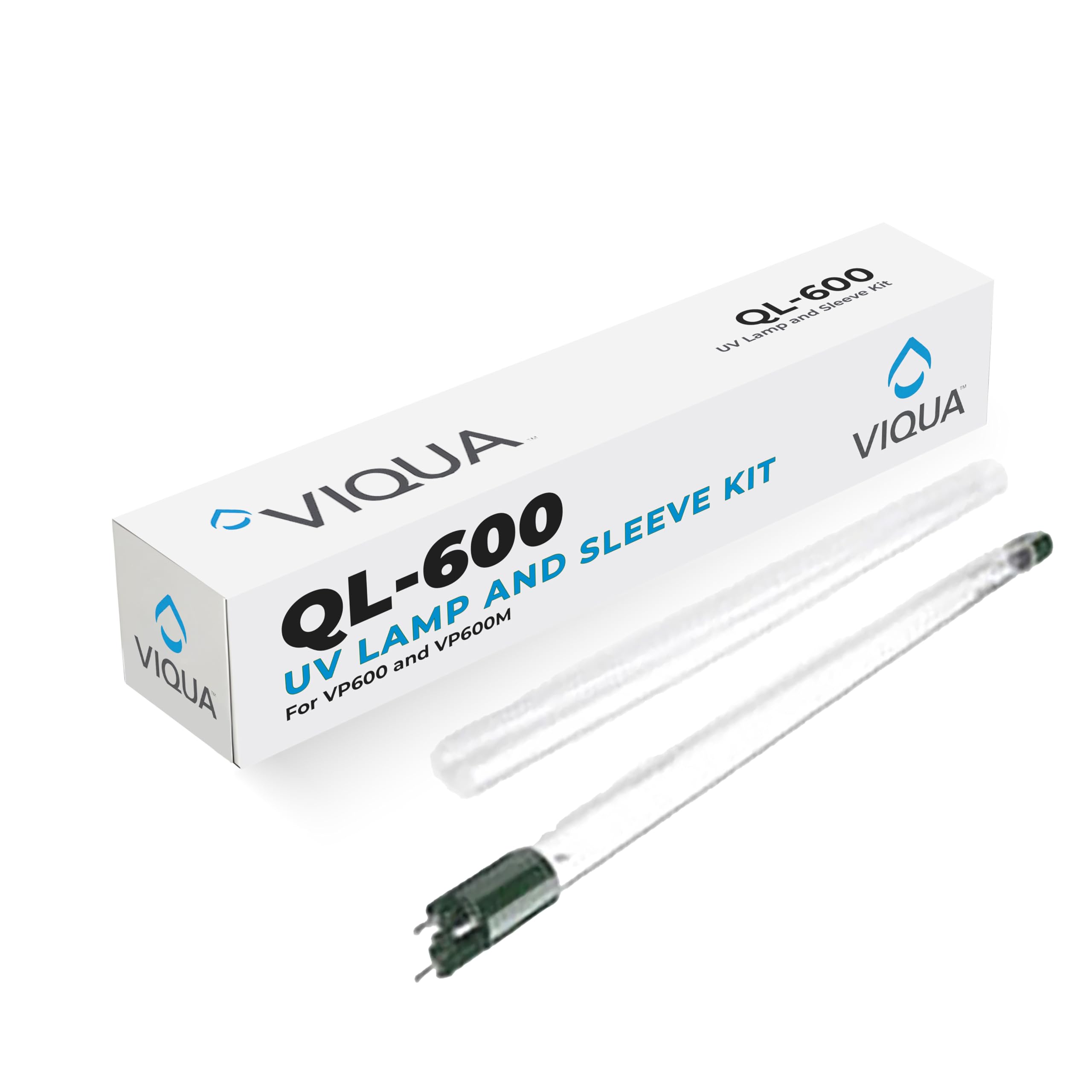 Viqua Genuine QL-600 UV Lamp and Sleeve Combo Kit for Systems VP600 and VP600M Models, OEM Part