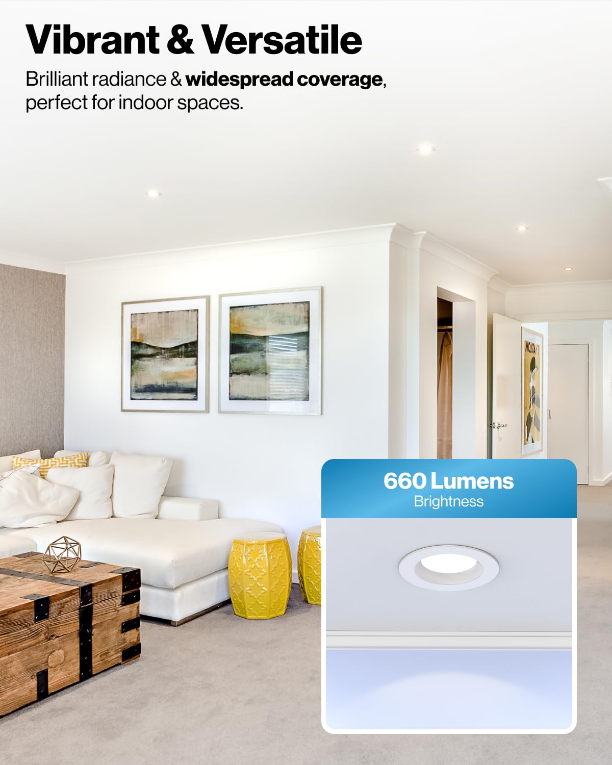 Sunco 10 Pack 4 Inch Led Recessed Lights Retrofit, Dimmable Can Lighting, 660 Lm, 11W (40W Equivalent), Selectable Cct 2700K/300
