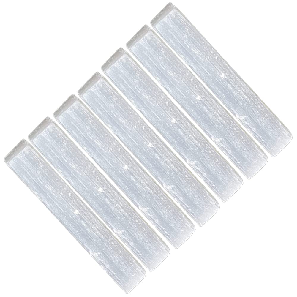 Himalayan Glow Selenite Crystal Sticks - 2 Lbs, White, Model 1031, Healing Stones, Tourmaline, Chakra Stone