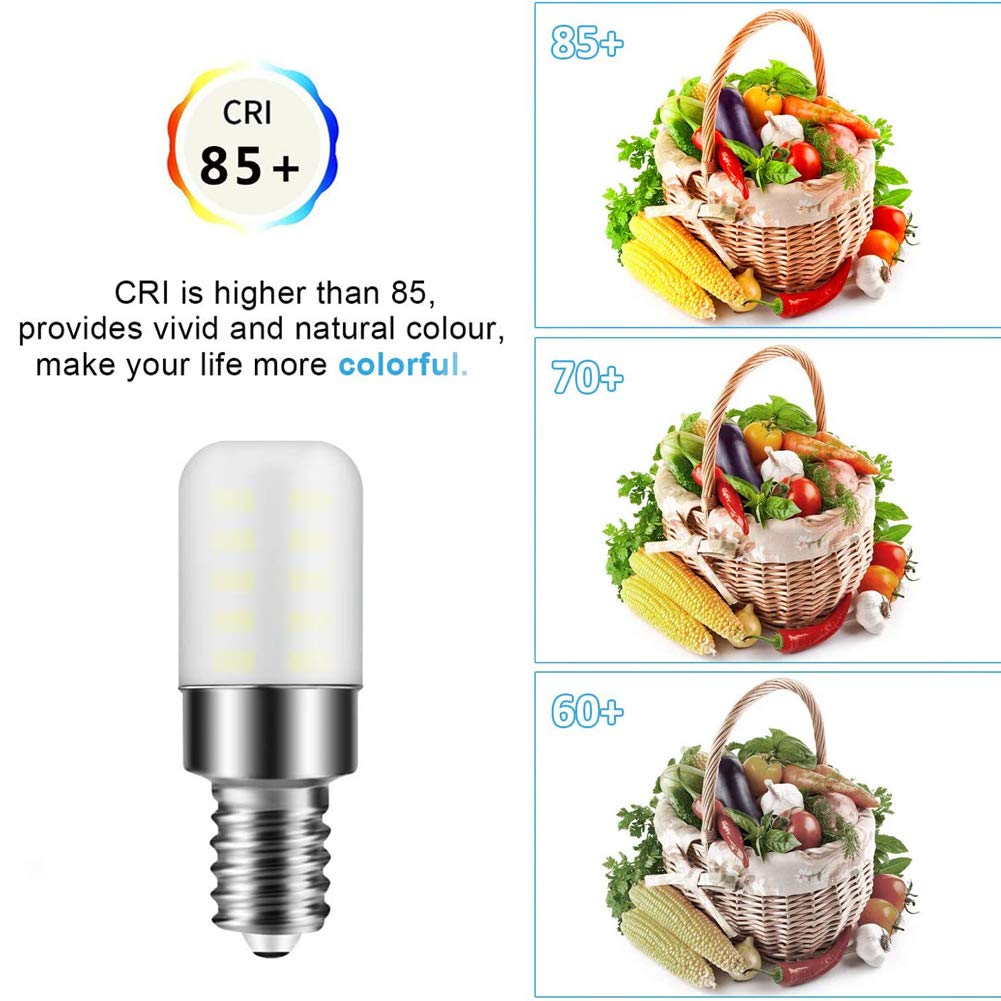 Gaormii E12 LED Bulb 3W Warm White Glass Candelabra Base 6-Pack, 3000K 120V Incandescent Replacement for Chandeliers & More
