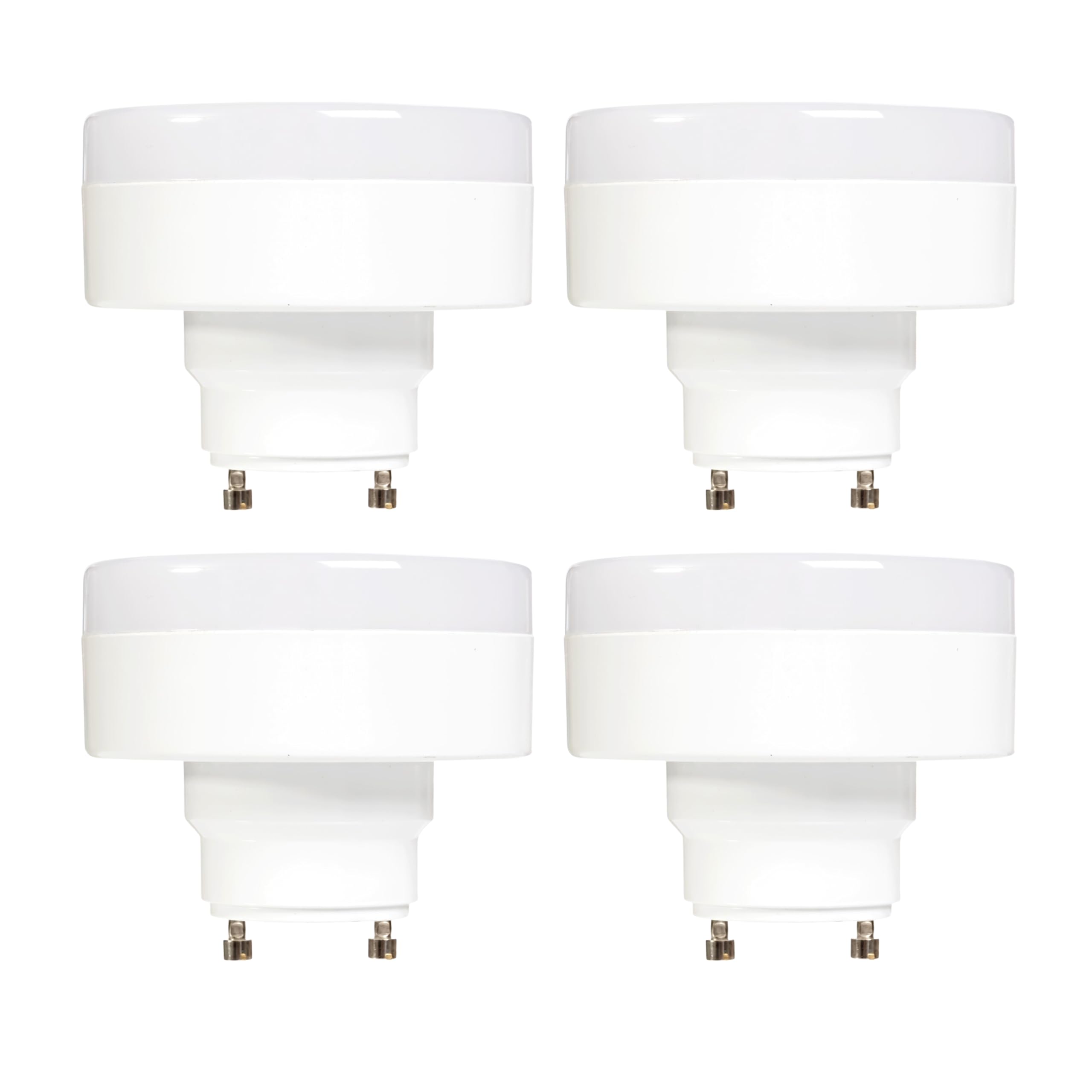 Sleeklighting | 11W, 60W Eq, Gu24 Base Led 2 Prong Light Bulbs, Ul Approved, 120V, Mini Twist Lock, 4200K-Daylight White, Dimmab