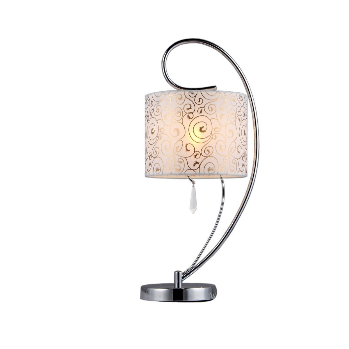 Whse of Tiffany TL1072 Swirl Crystal Table