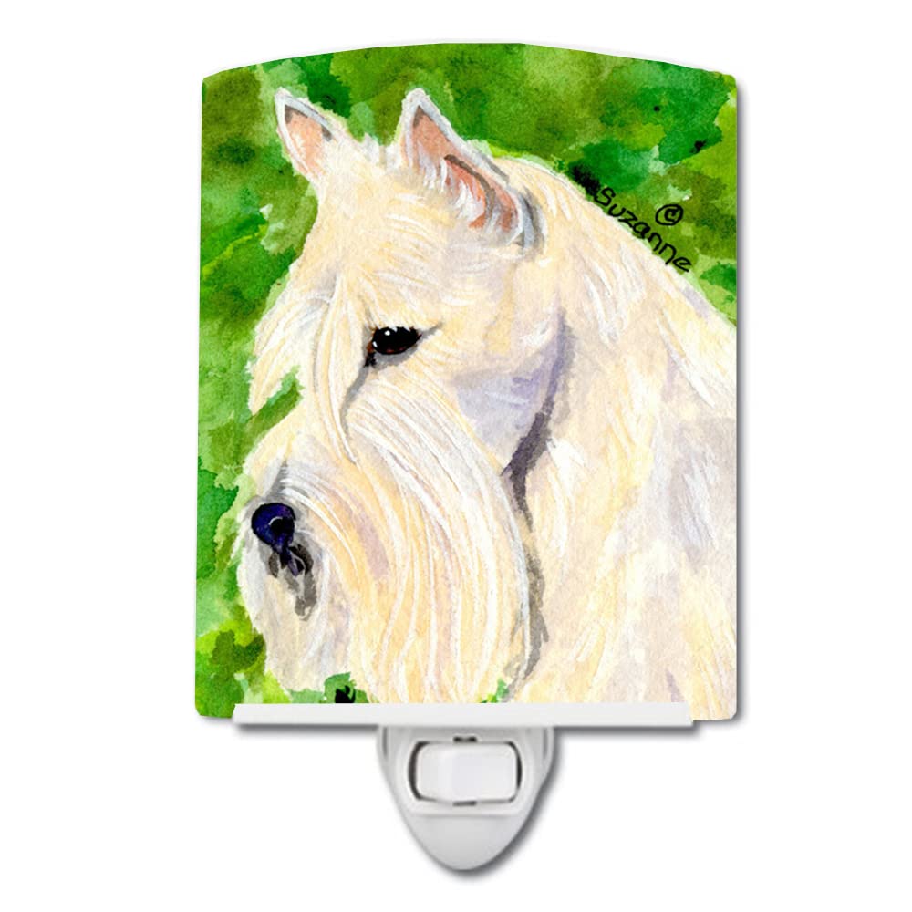 Carolines Treasures Ceramic Night Light, Scottish Terrier, UL-Certified, 6x4x3 inches, Model SS8791CNL, Multicolor