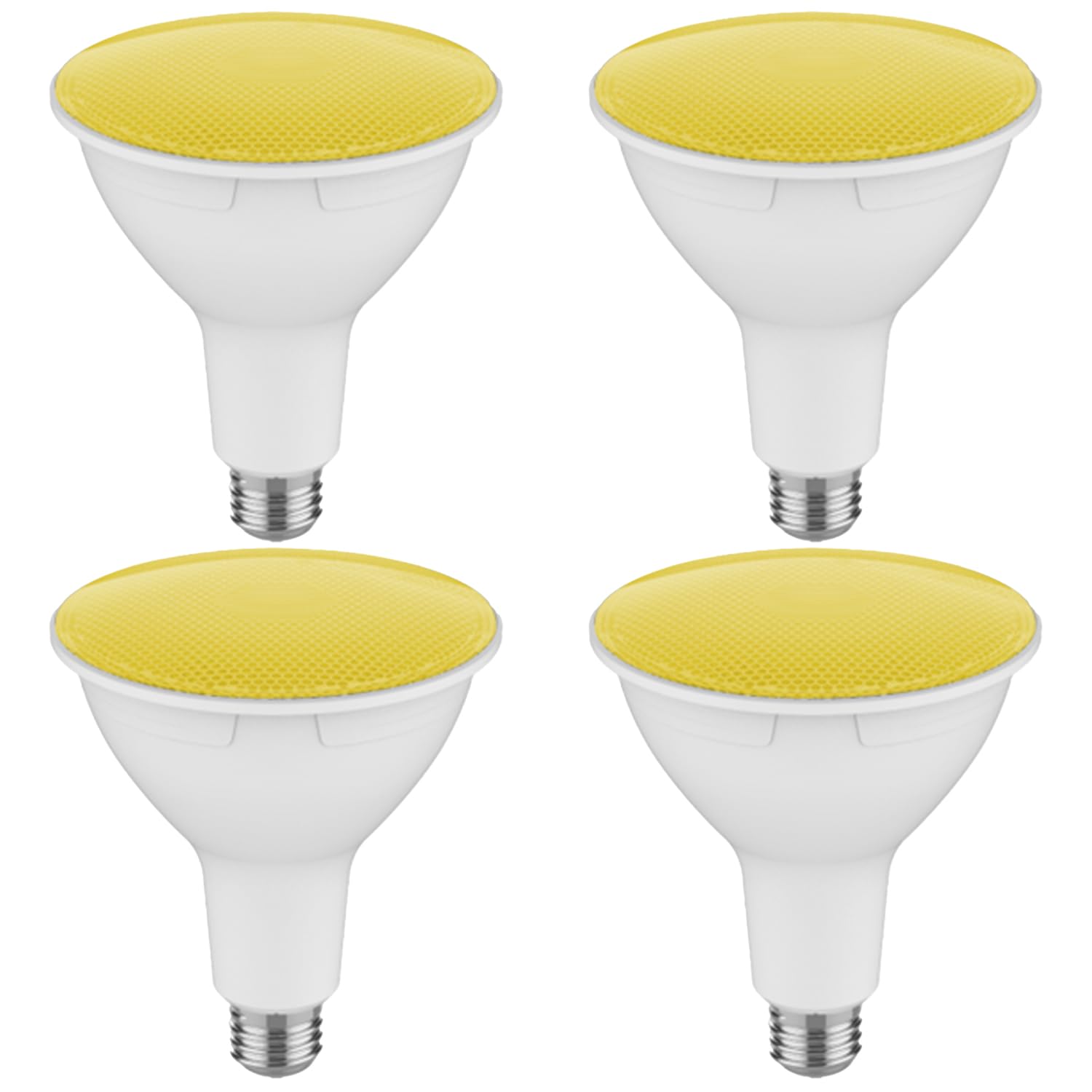 Sunco Led Yellow Bug Light Bulbs Outdoor Par38 Bug Repellent Light For Porch, Backyard, Outside, 13W=90W, 2000K Amber Glow, Dimm