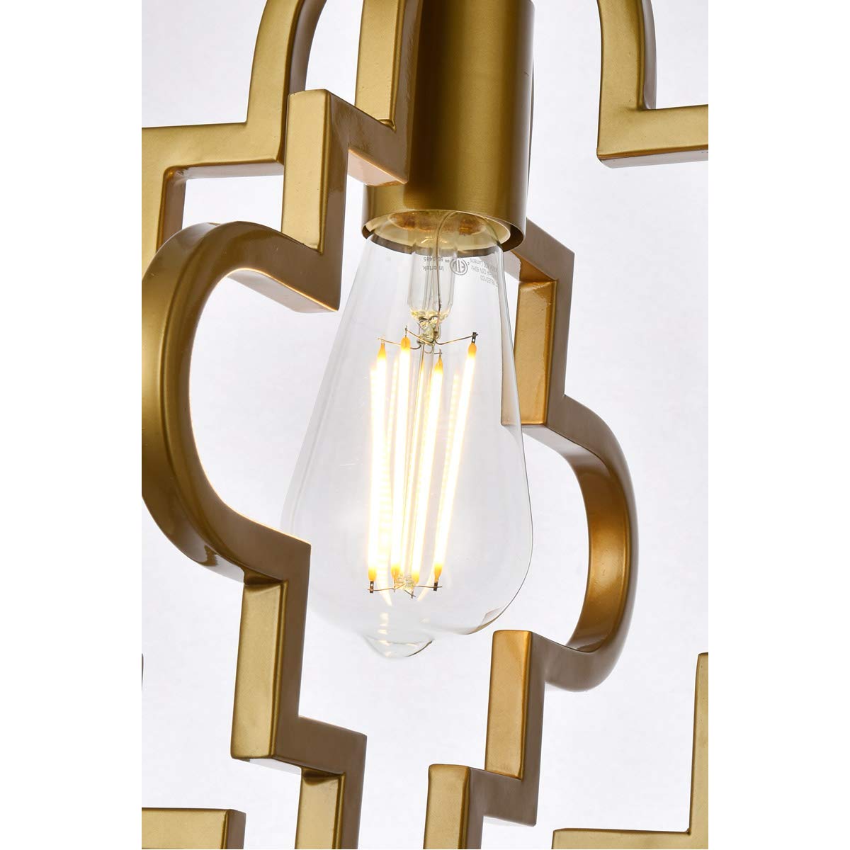 Living District Indoor Modern Home Decorative Bright Ceiling Sandara 1 Light Pendant in Brass
