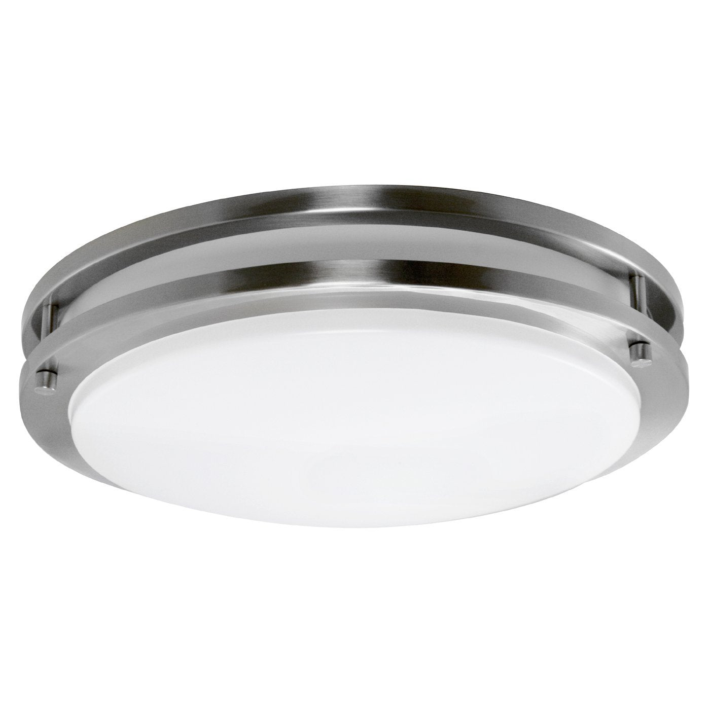 1- Efficient Lighting EL-825-Ceiling Flush Mount BRUSHED NICKLE