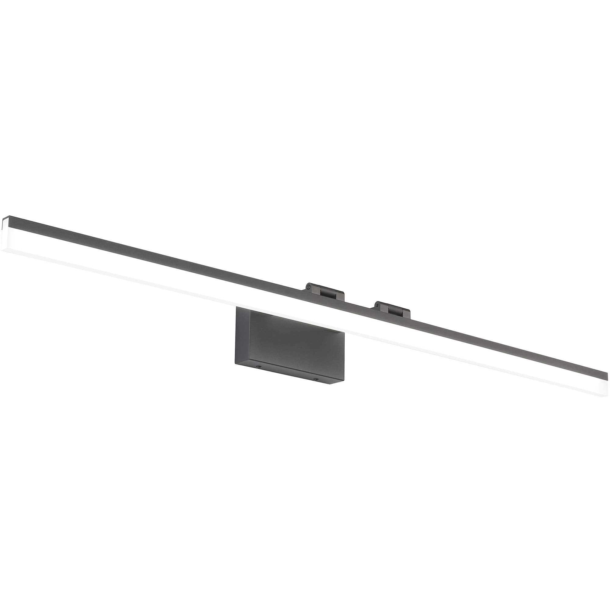 SOLFART Modern LED Vanity Light Fixture 47.3 Inch Matt Black Aluminum 8778-ND