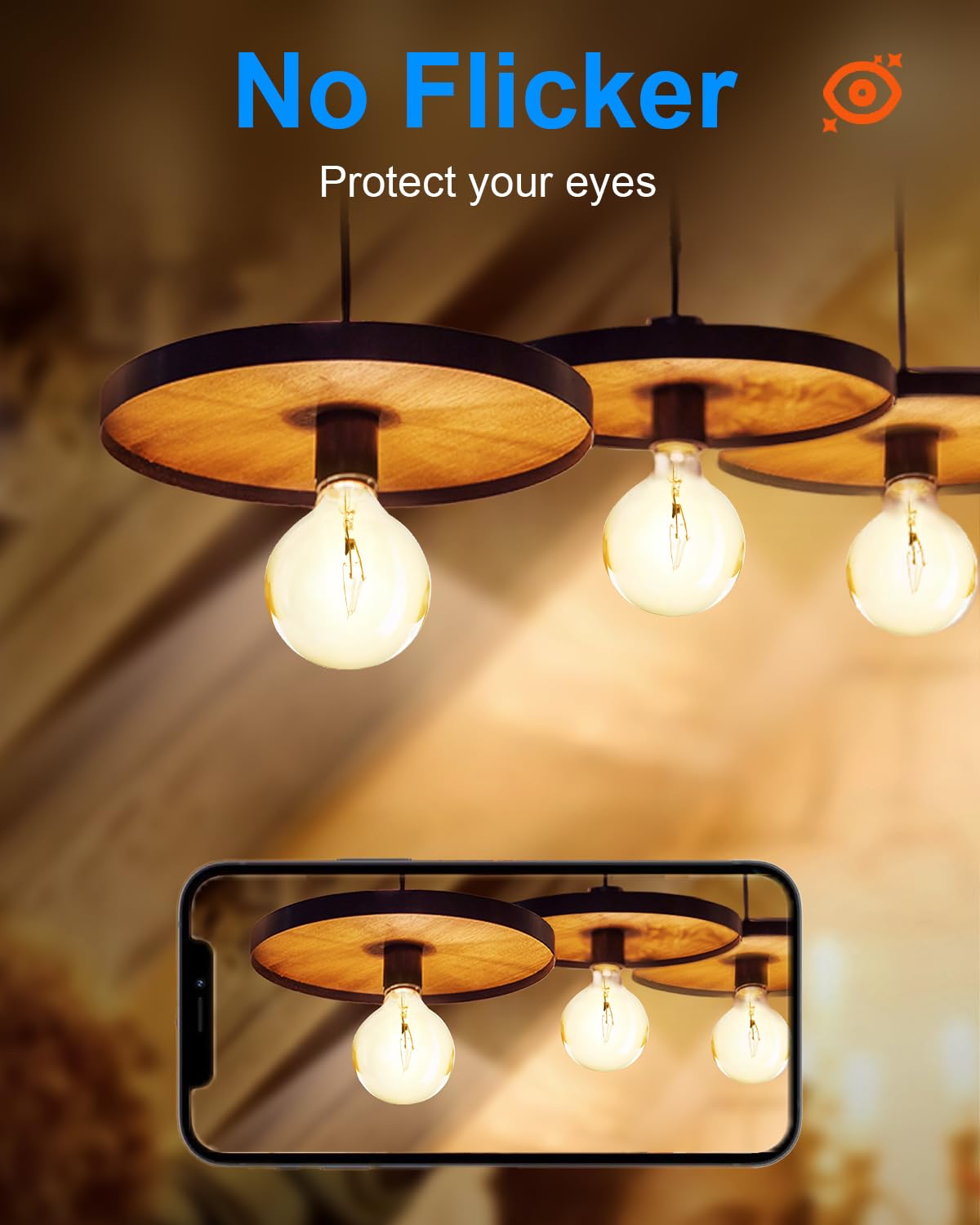 Serbion 20 Watt Light Bulbs For Wax And Candle Warmers, E12 Base Lamp Bulbs For Mid-Size Scentsy Warmer, Dimmable, Warm White, H