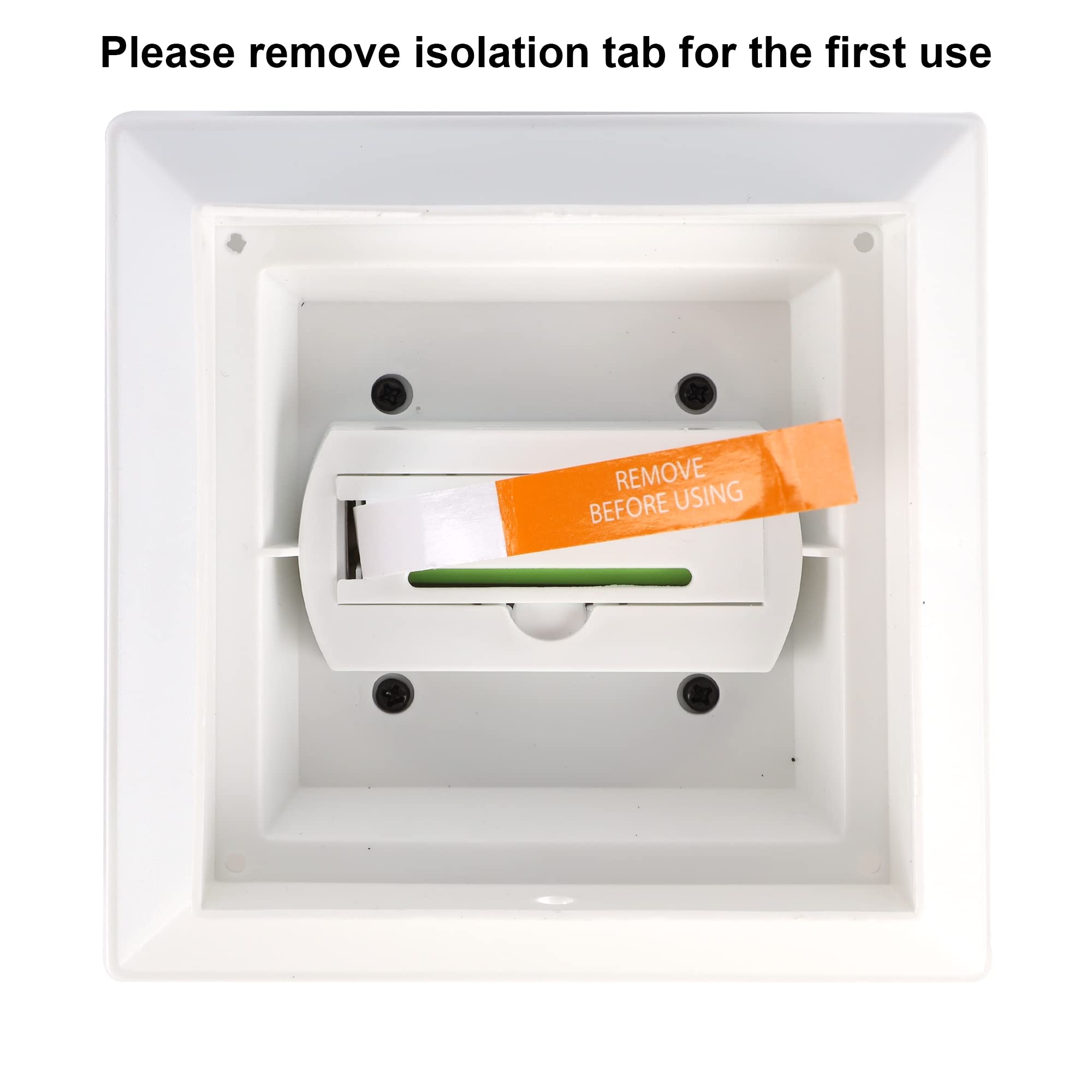 Dynaming 12 Pack Solar Post Lights - White Shell & Warm White LED for 4x4 Wooden Posts, Outdoor Decorative Lighting for Deck, Fence, Patio