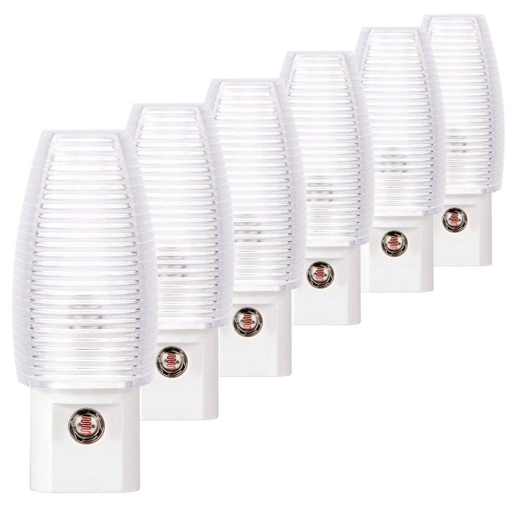 Emotionlite Plug In Night Light, Warm White Led Nightlight, Dusk To Dawn Sensor, Kids, Nursery, Bedroom, Bathroom,Hallway, Stair