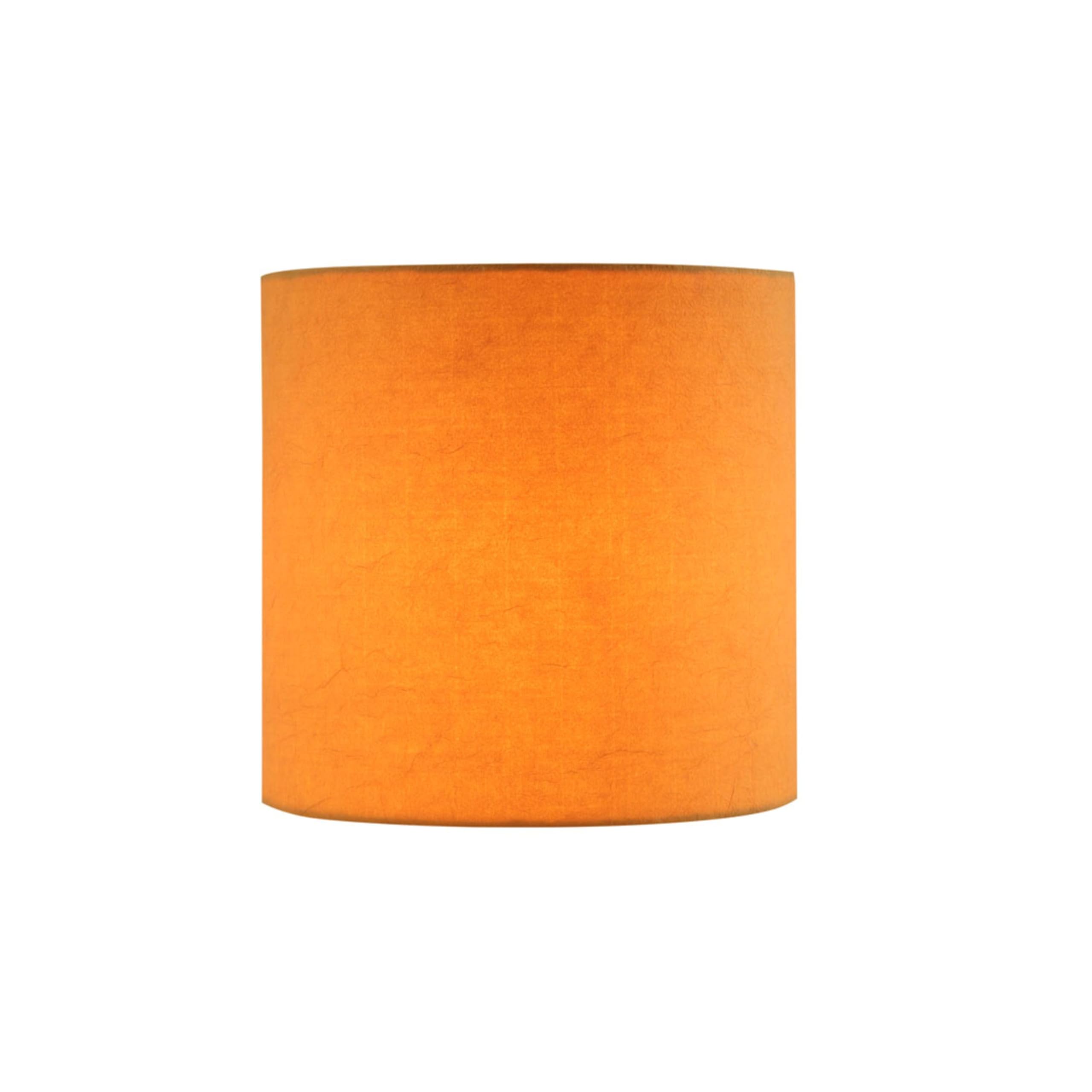 Aspen Creative Drum Lamp Shade, Honey, 8" x 8" x 8", Model 31238A, Paper Construction