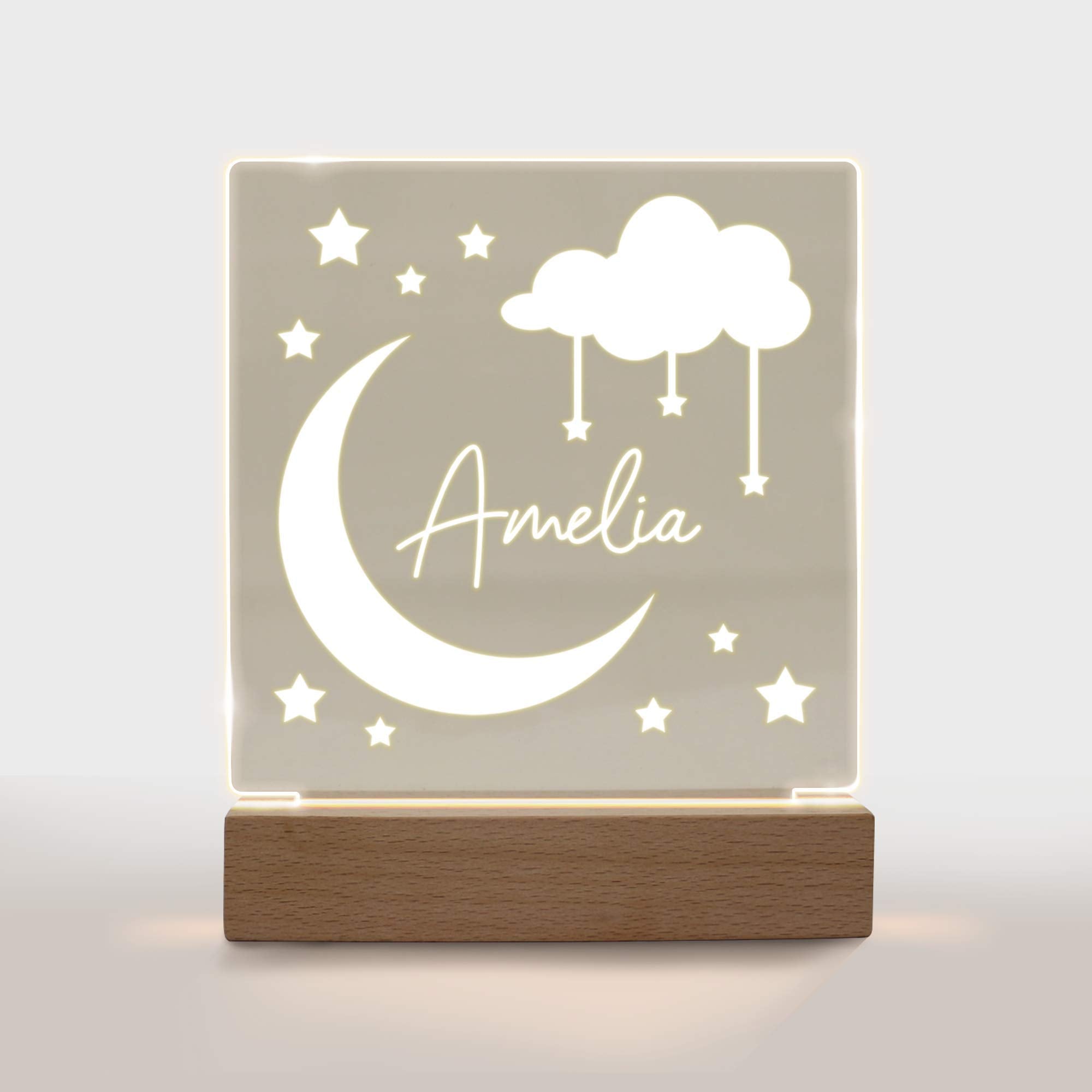 Personalized Night Light For Kids Girls Boys Customized Gifts For Baby Girl Bedroom Dream Stars
